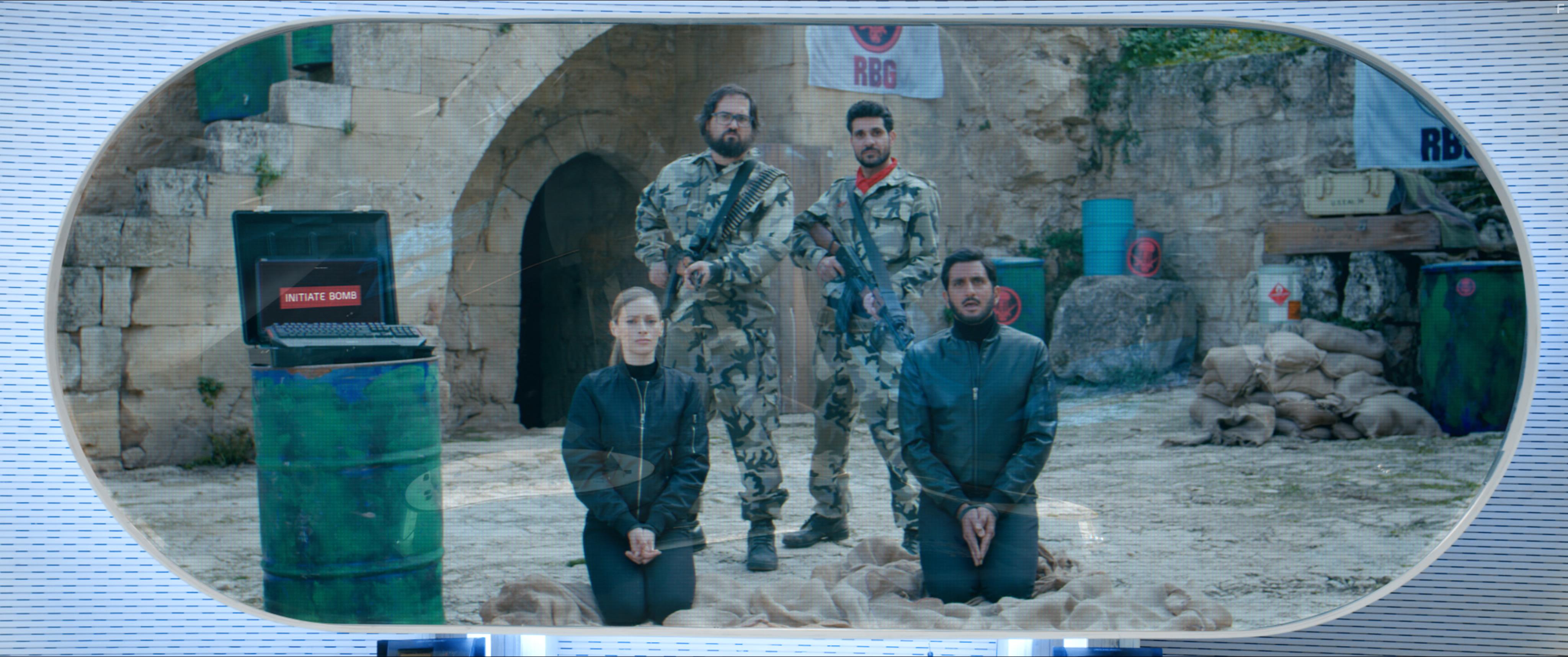Shlomi Koriat, Efrat Dor, Tsahi Halevi, and Tal Tirangel in Mossad (2019)