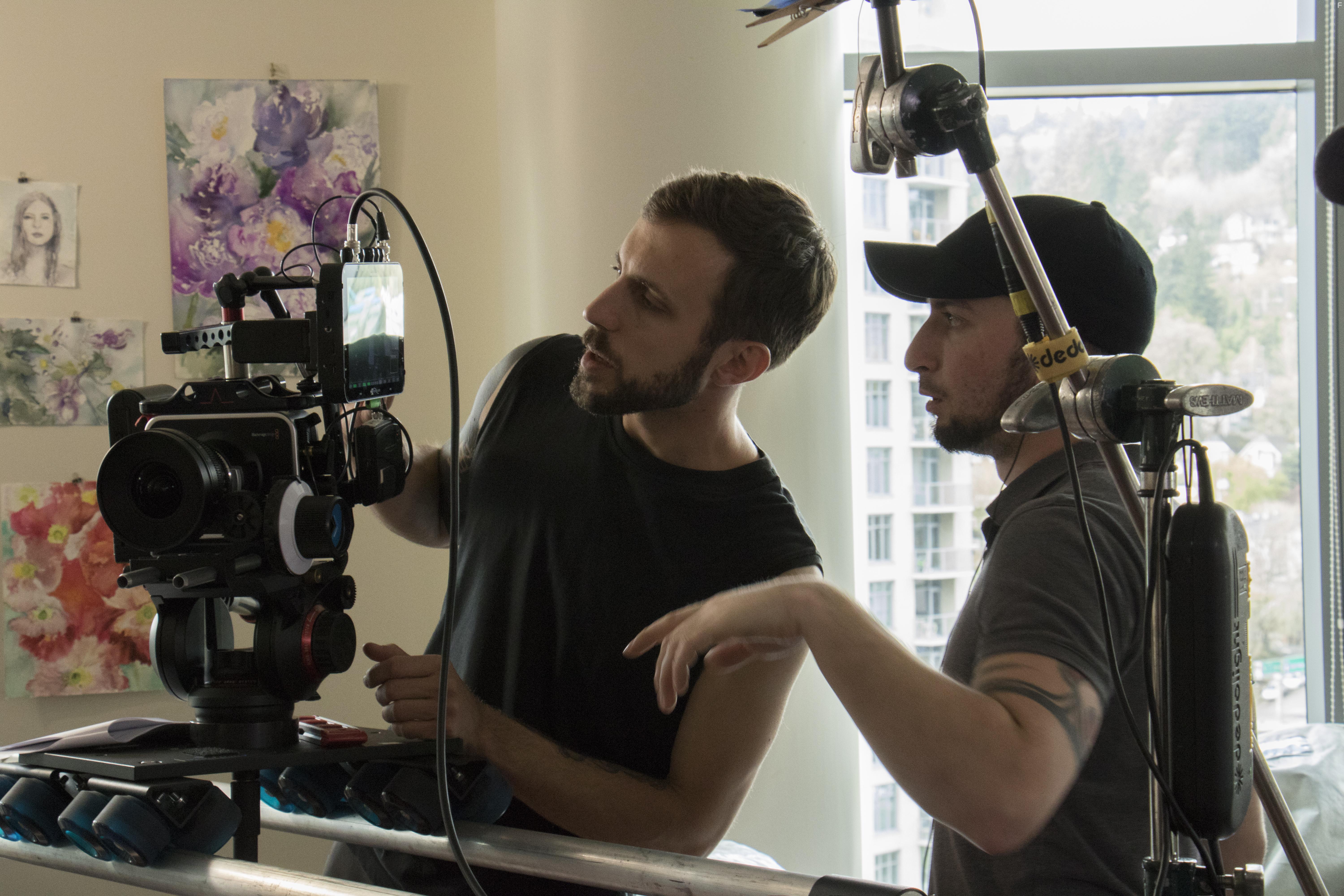 Gabe Twigg and Travis D. Brown in All Too Human (2018)