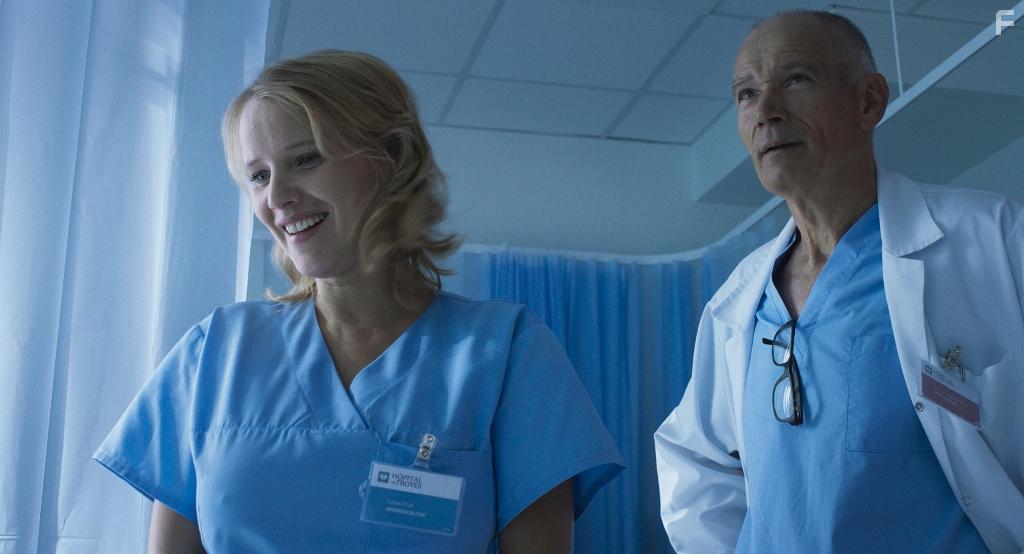 Nicolas Navazo and Joanna Kulig in Safe Inside (2019)