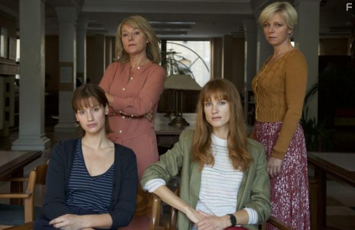 Sidse Babett Knudsen, Lene Maria Christensen, Danica Curcic, and Amanda Collin in Undtagelsen (2019)