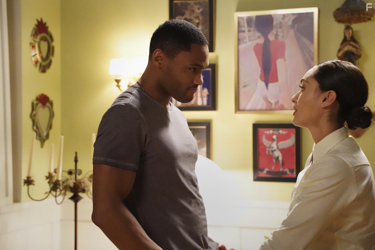 Jeff Pierre and Lindsey Morgan in Walker (2021)