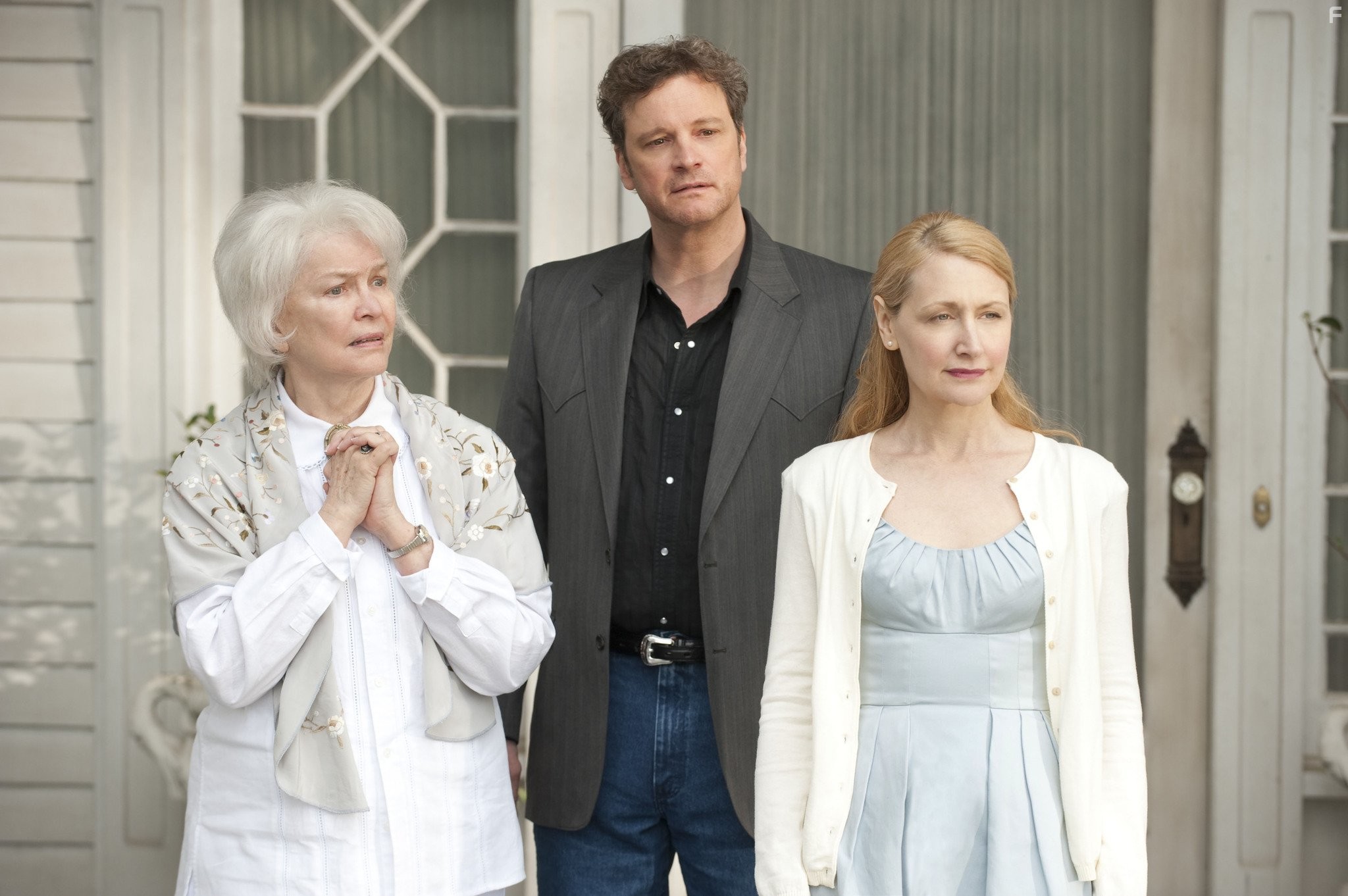 Colin Firth, Ellen Burstyn, and Patricia Clarkson in Главная улица (2010)