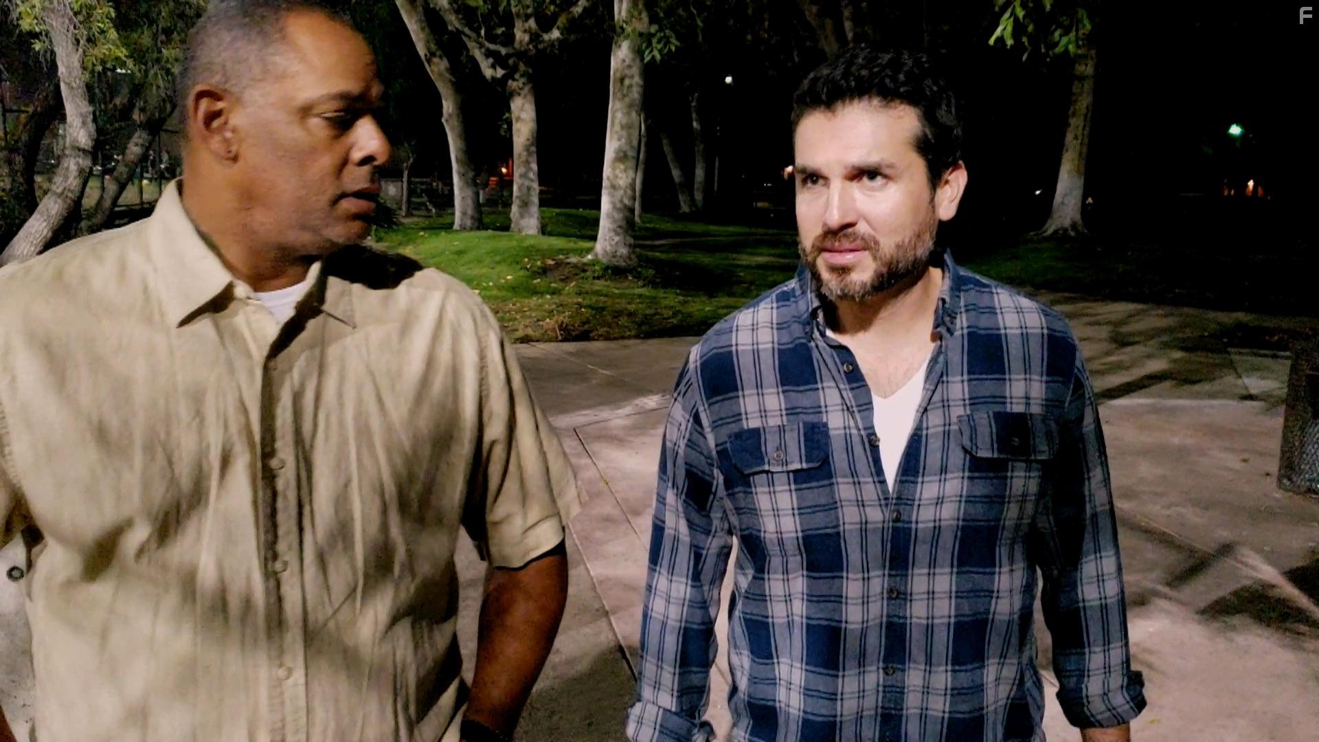 Fabian Jaime and Les Brooks Jr. in The Allendale Curse (2019)