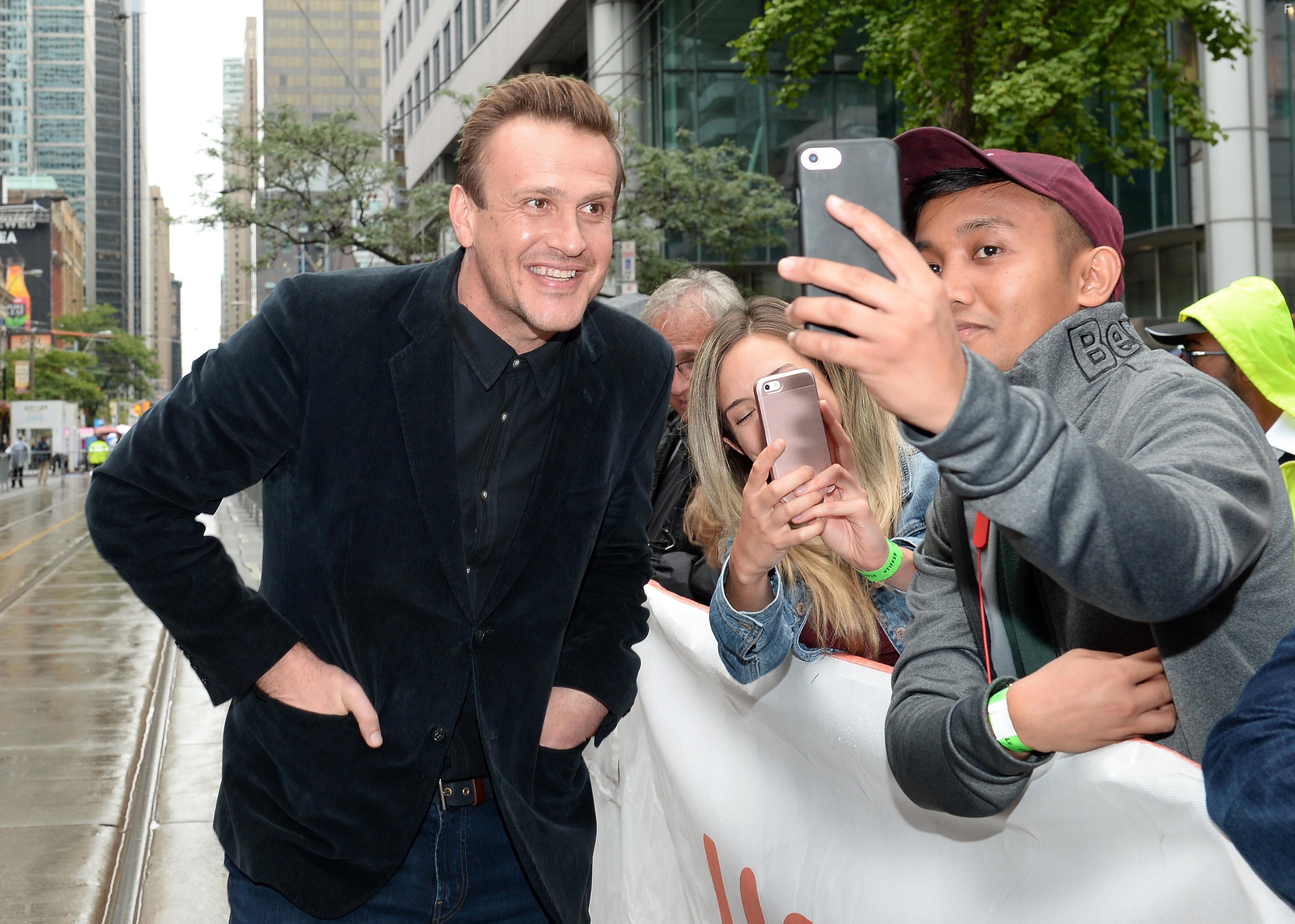 Jason Segel at an event for The Friend (2019)