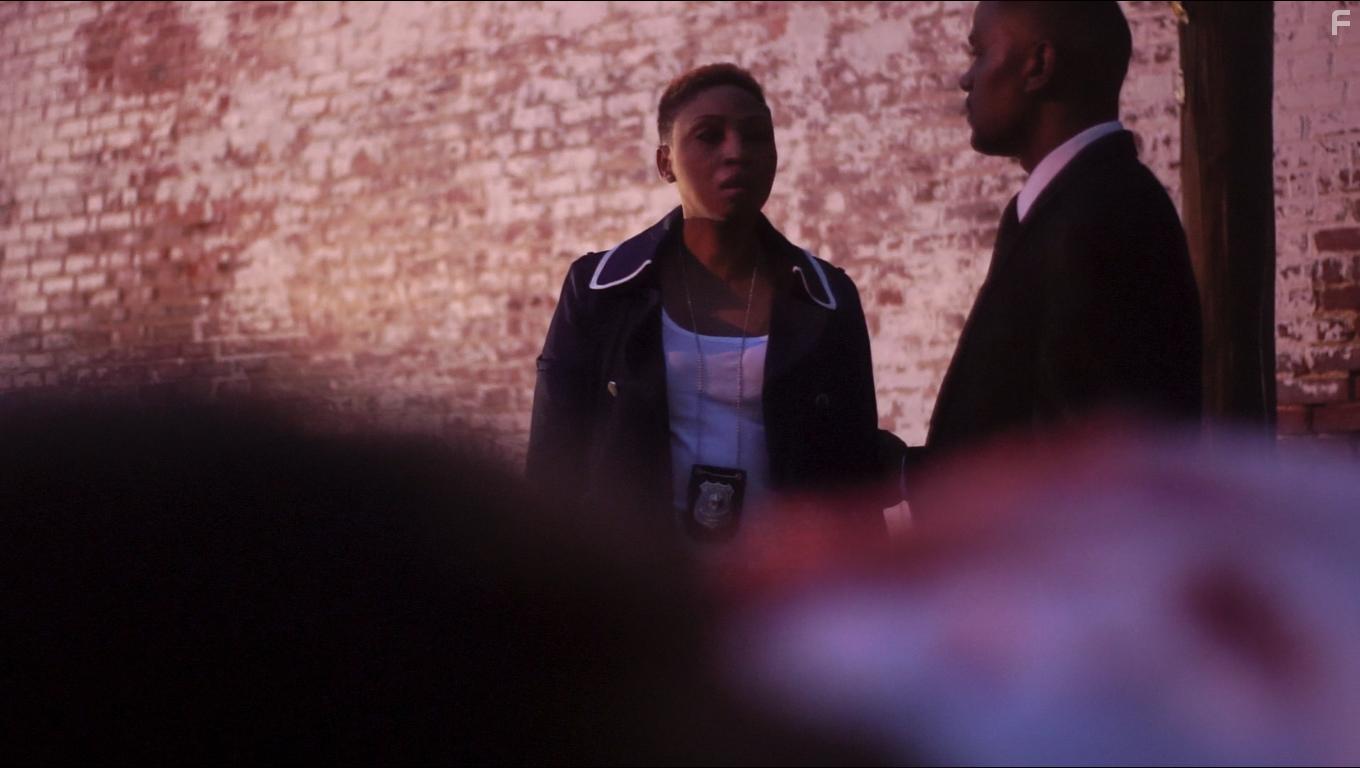 Chris Johnson and Luchina Danielle in The Black Revenger (2019)