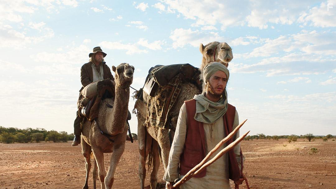 David Wenham and Ahmed Malek in The Furnace (2020)