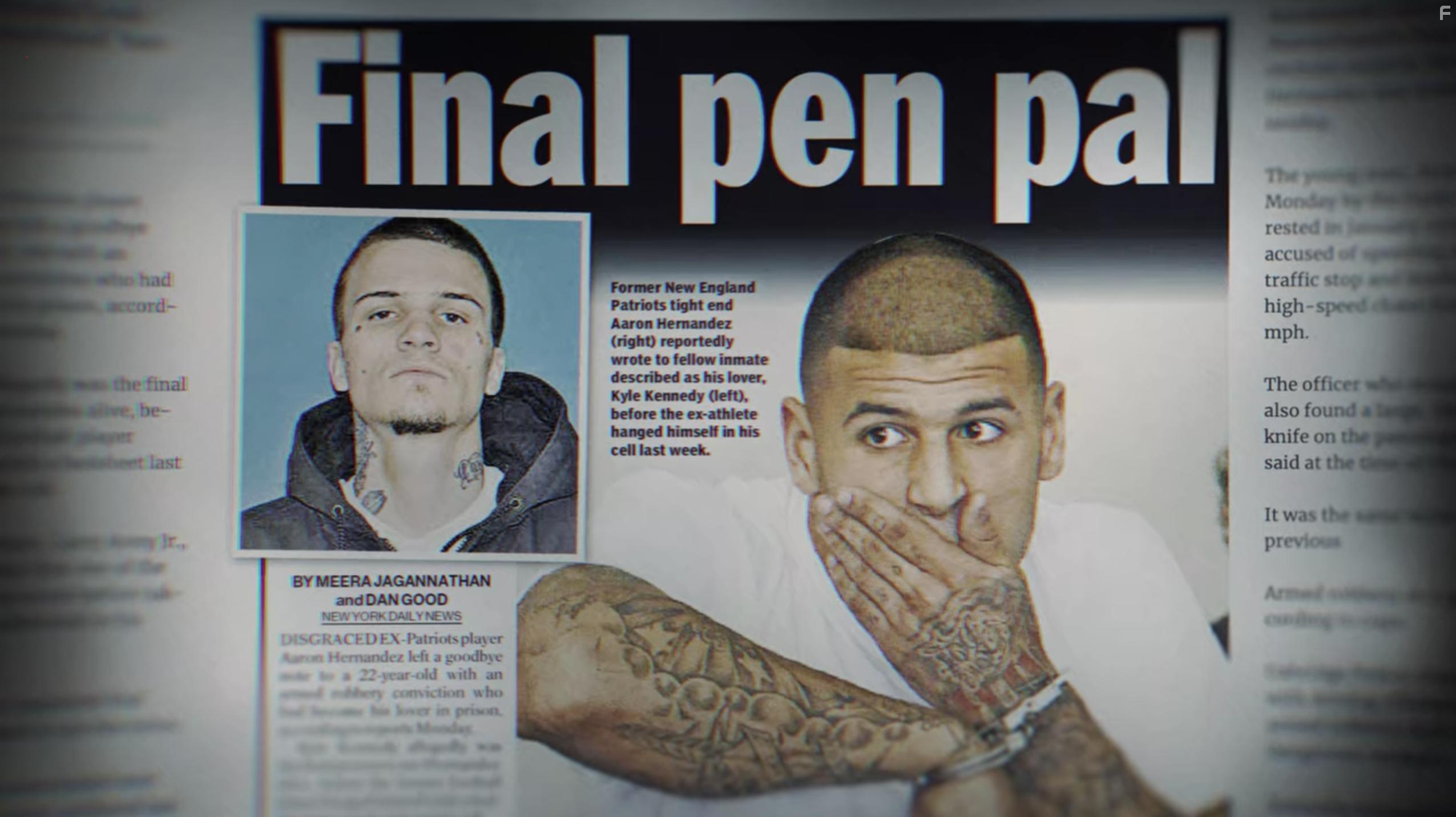 Aaron Hernandez in Killer Inside: The Mind of Aaron Hernandez (2020)