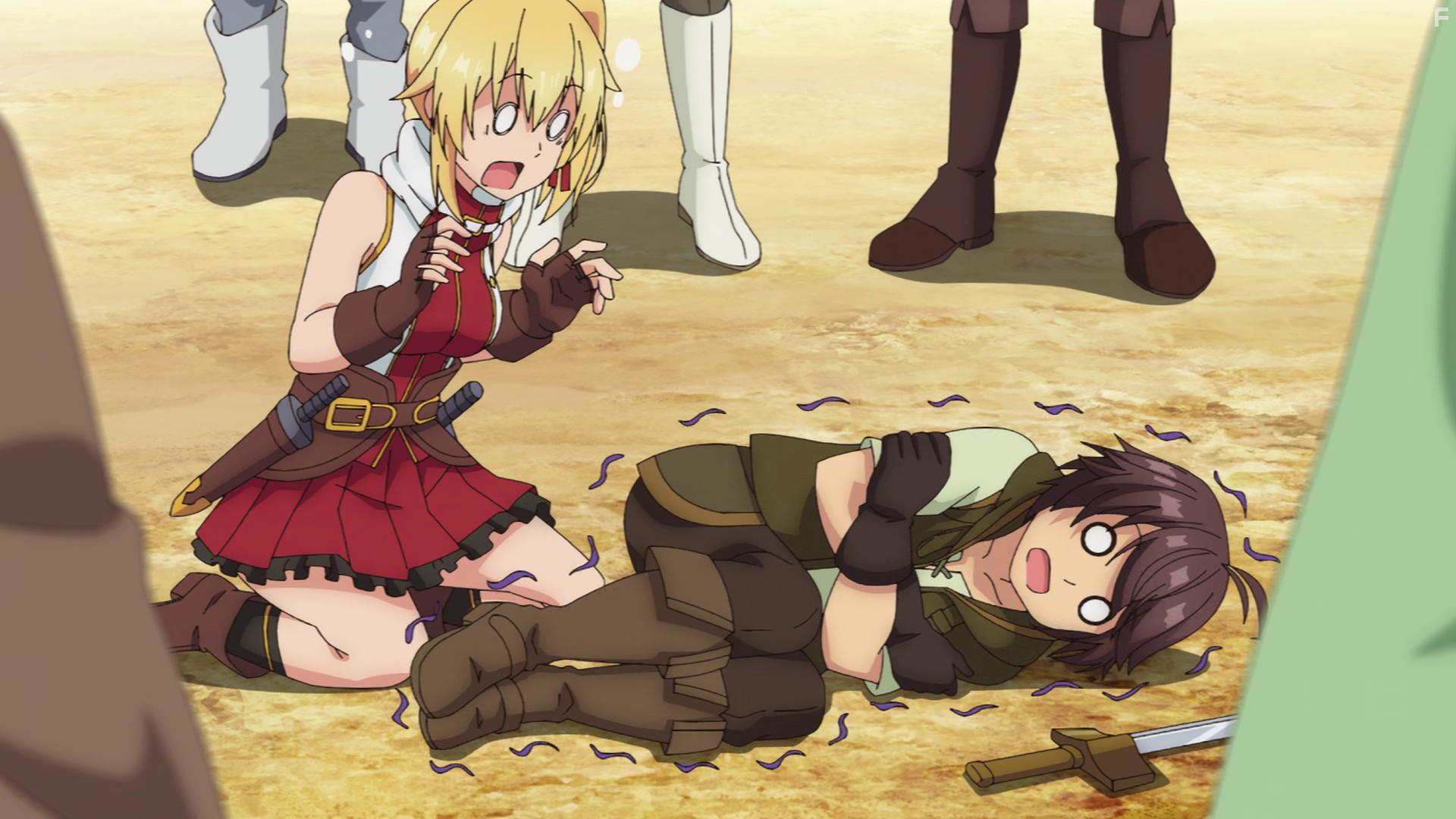 Ryta saka and Miyu Tomita in Ore dake Haireru Kakushi Dungeon (2021)