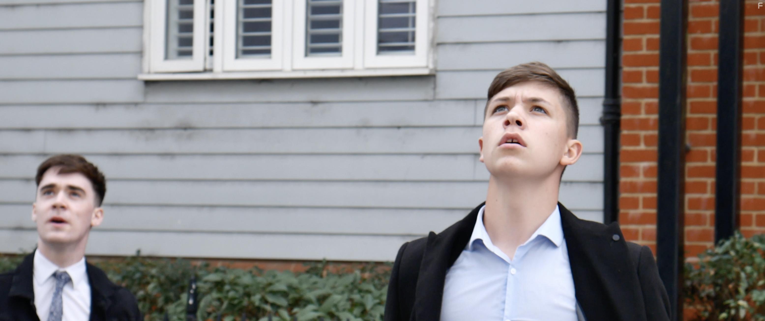 Morgan O'Callaghan and Jonny Brookes in The Arsonist (2020)