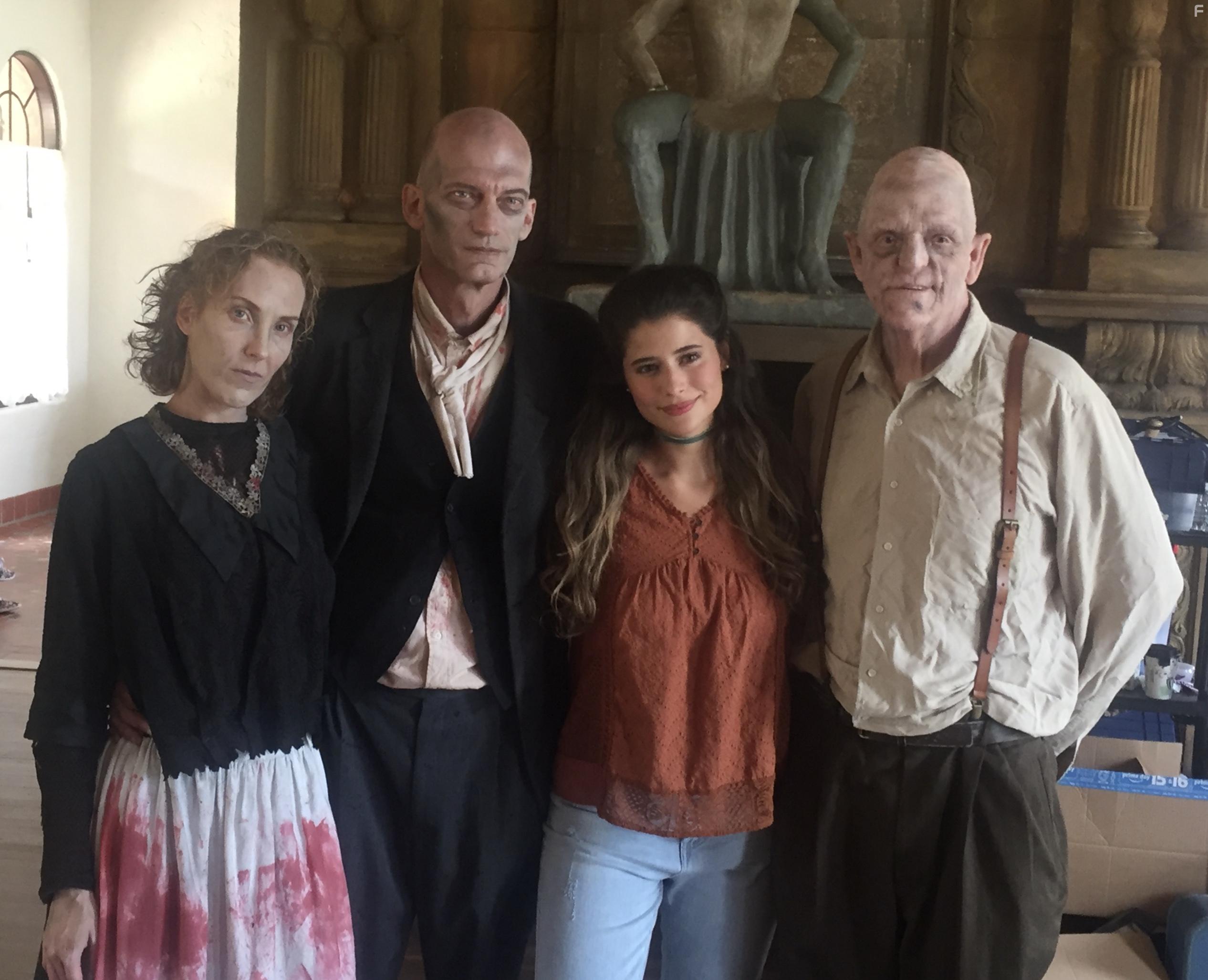 Michael Berryman, Fedor Steer, Julia Kay, and Isadora Cruz in The Mad Hatter