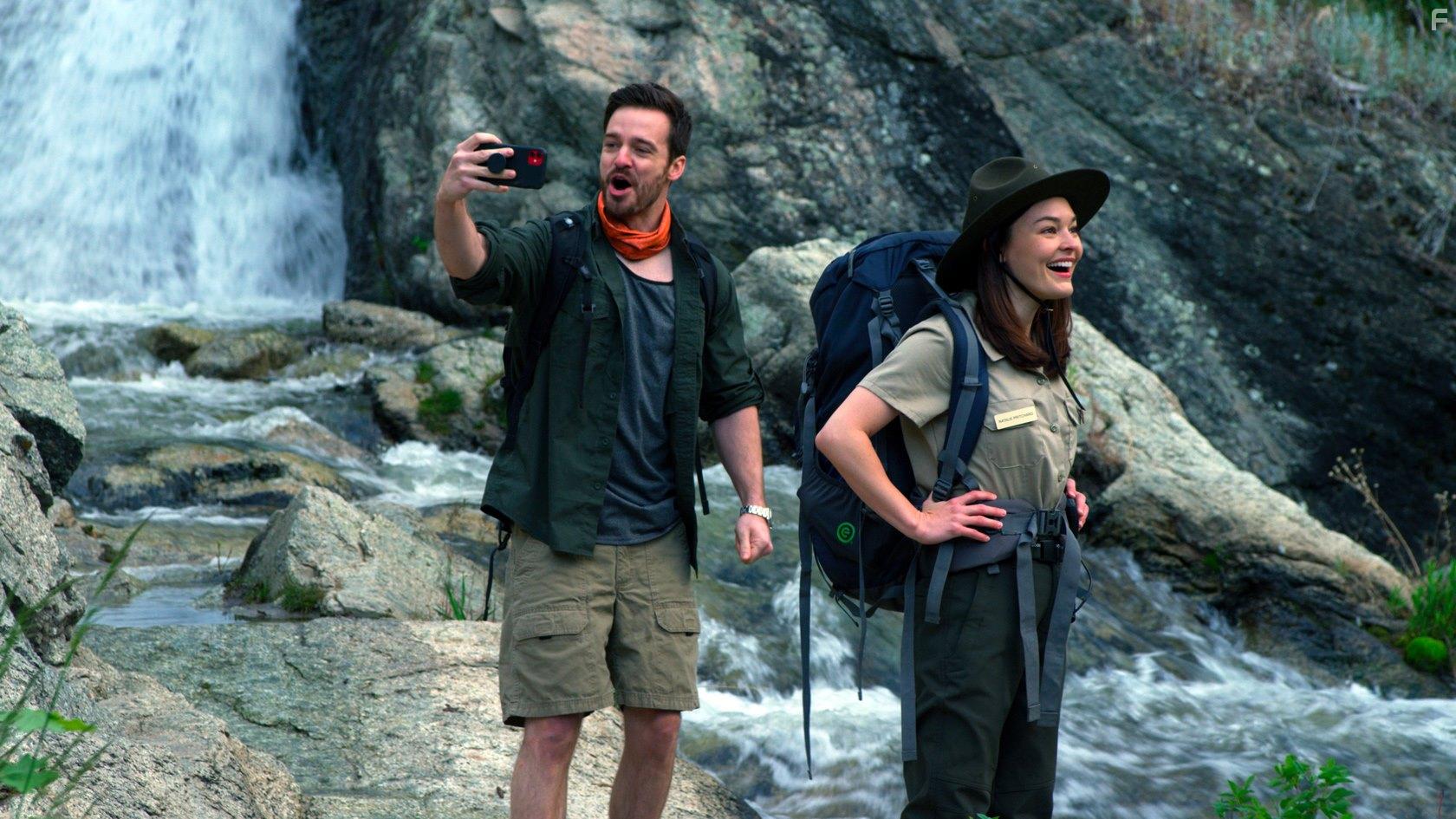 Jake Stormoen and Melanie Stone in Love, Lost & Found (2021)