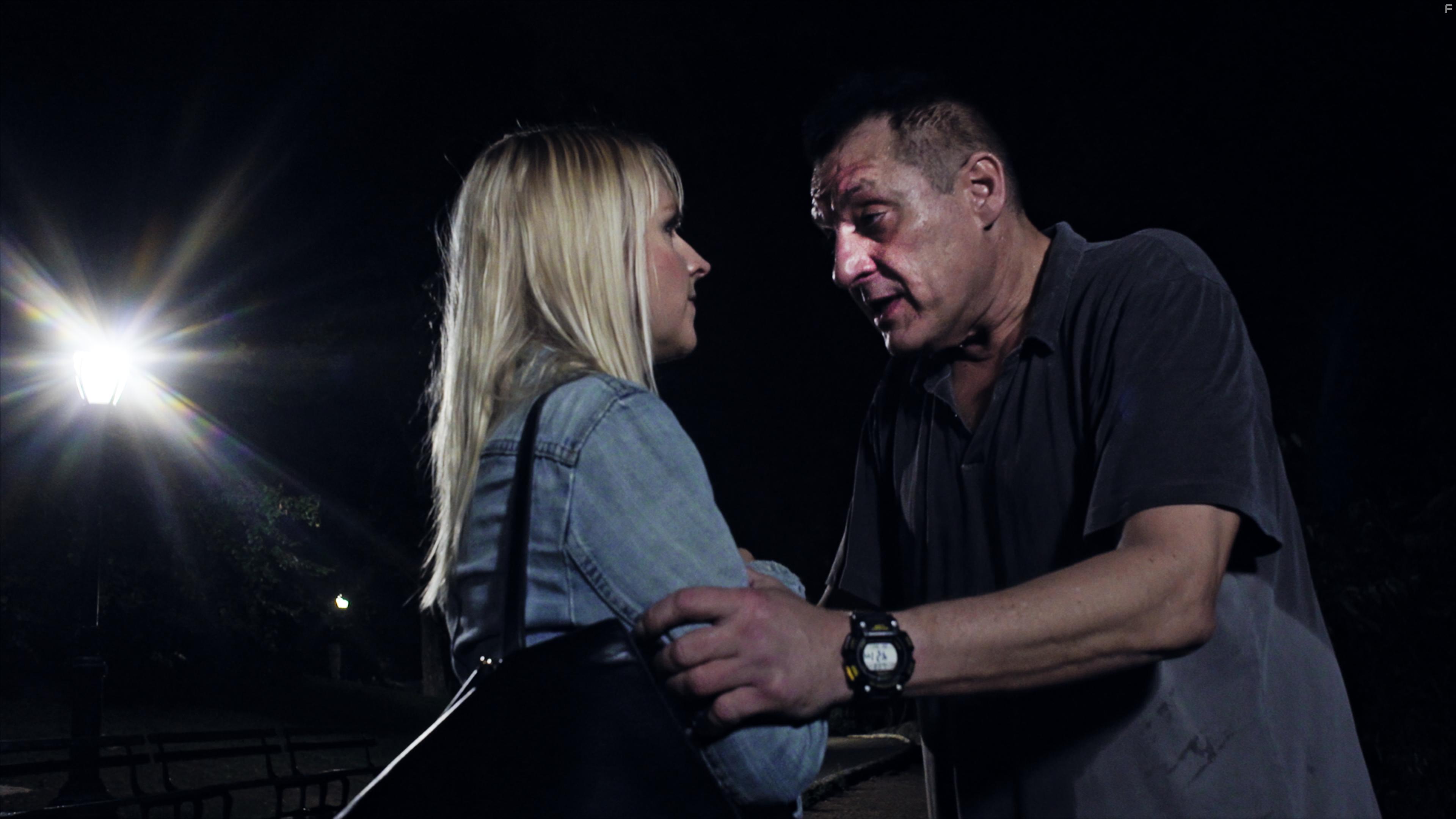 Tom Sizemore and Cybil Lake in Central Park Dark (2021)