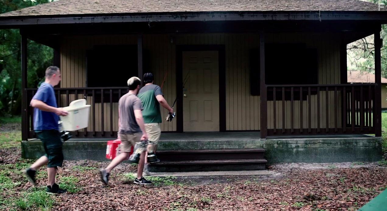 Tony D'Arrigo, Matt Froonjian, and Beux Leto in Naked Cannibal Campers (2020)