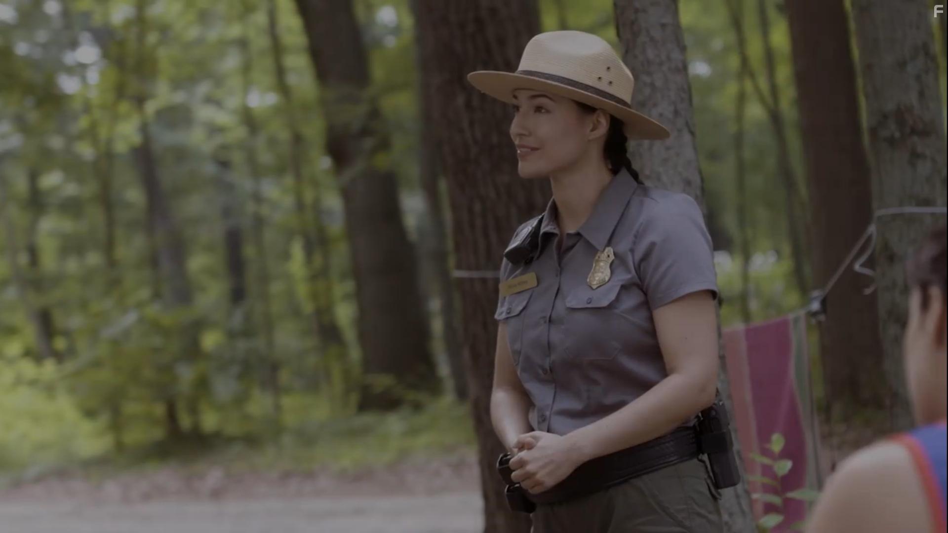 Monique Candelaria as 'Ranger Nova' in "Driftless"