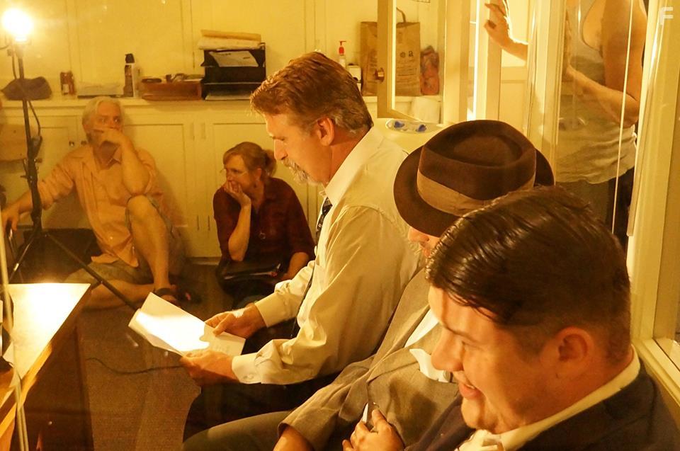 Daniel Baldwin, Jeff Scott Taylor, Miah Washburn, and Kyle Wise in South of Heaven: Episode 2 - The Shadow (2019)