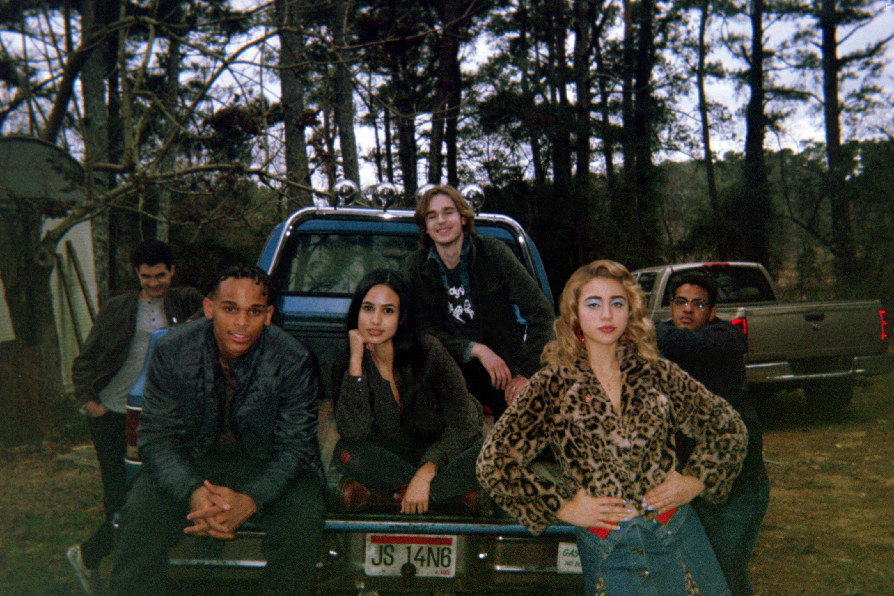 Kai Kadlec, Emily Tosta, Christian Delgrosso, Terayle Hill, Jonathan Mercedes, and Caylee Cowan in Willy's Wonderland (2021)