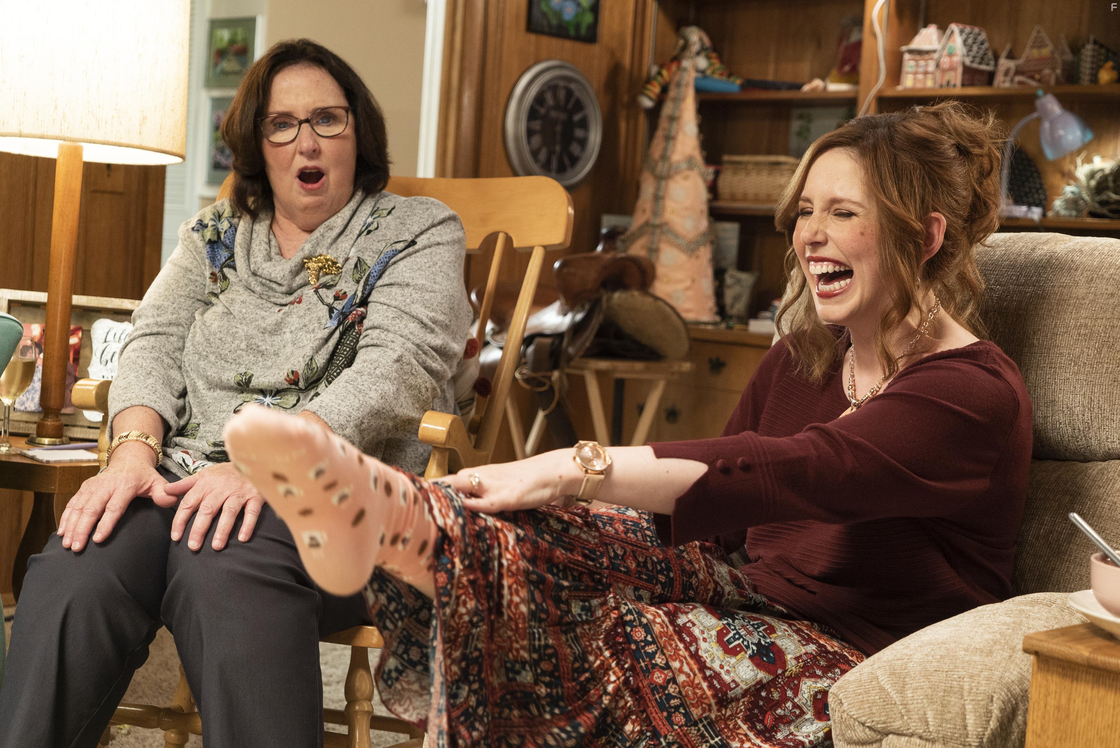 Phyllis Smith and Vanessa Bayer in Barb and Star Go to Vista Del Mar (2021)