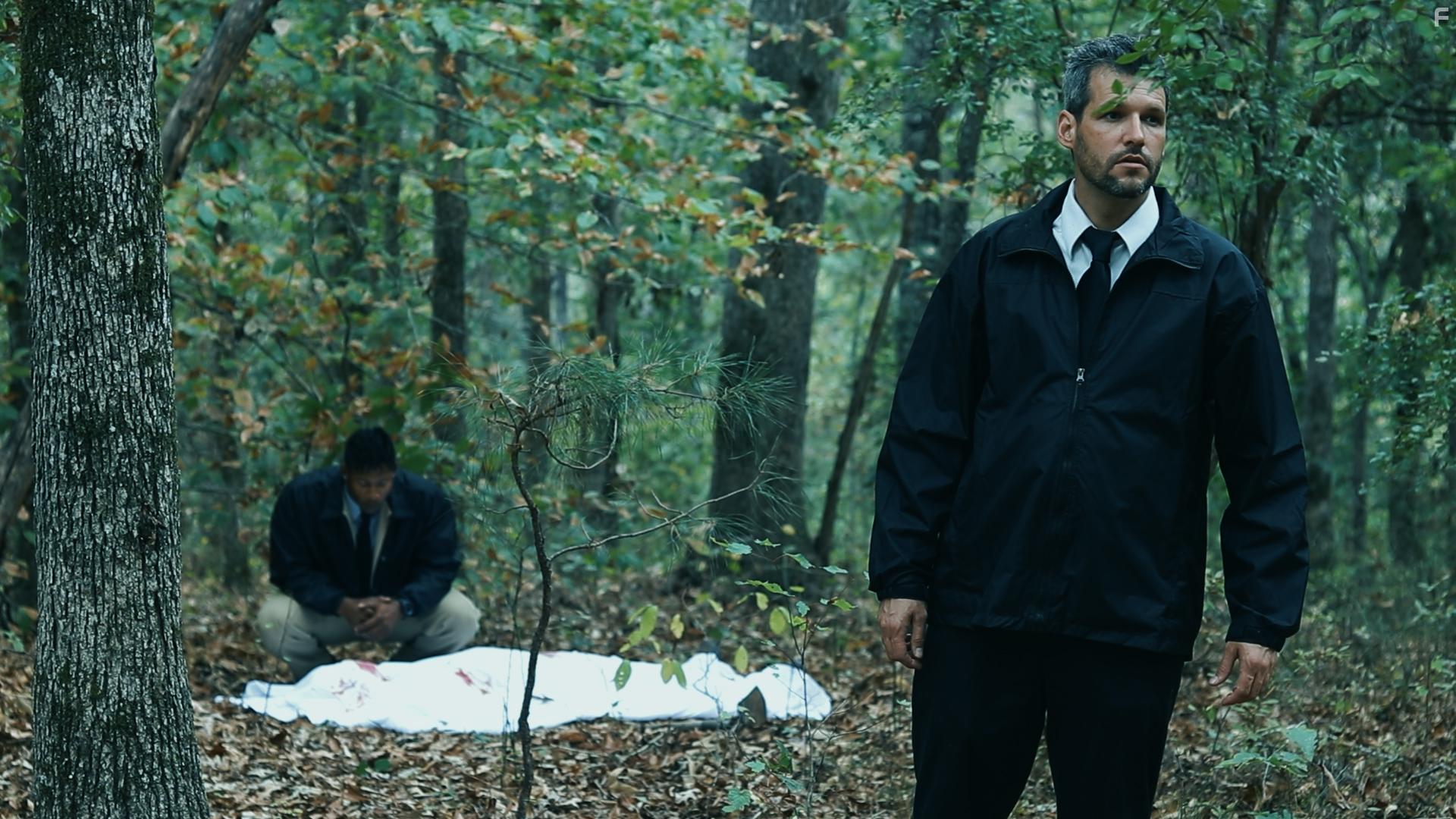 Tripp Patterson and Dave R. Watkins in Bigfoot: The Conspiracy (2020)