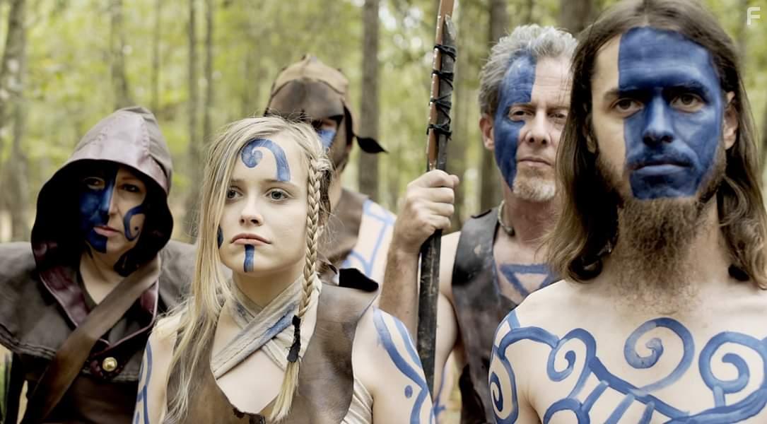 On set of "Die By The Sword" (this is my alter ego )