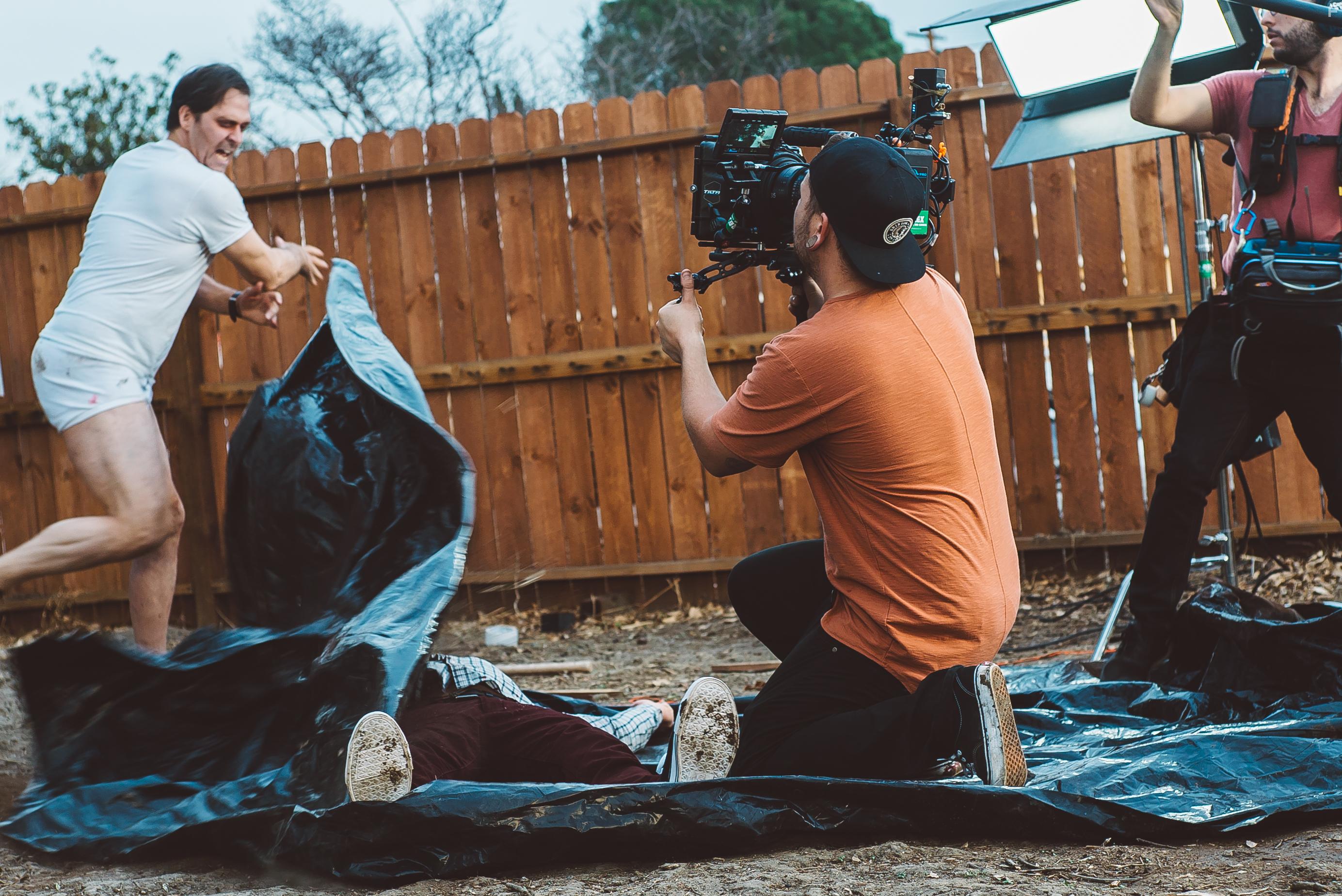 Anthony Kowsowski, Ford Austin, and Justin Jones in Digging to Death (2021)