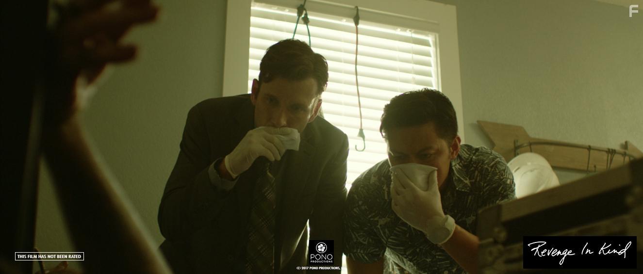 Chad Halbrook and Chester Gayao in Revenge in Kind (2017)