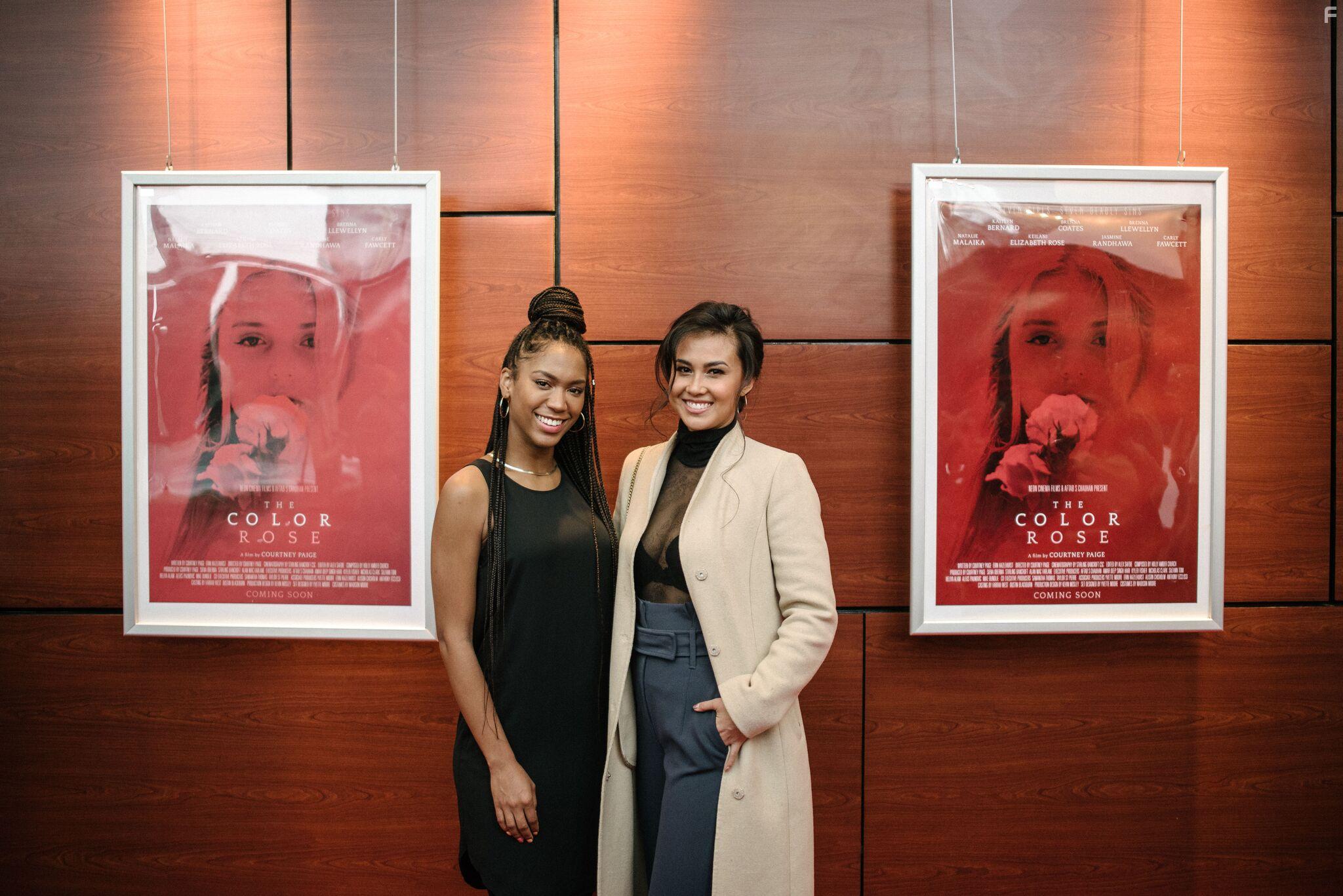 Natalie Malaika and Keilani Elizabeth Rose at an event for The Color Rose (2020)