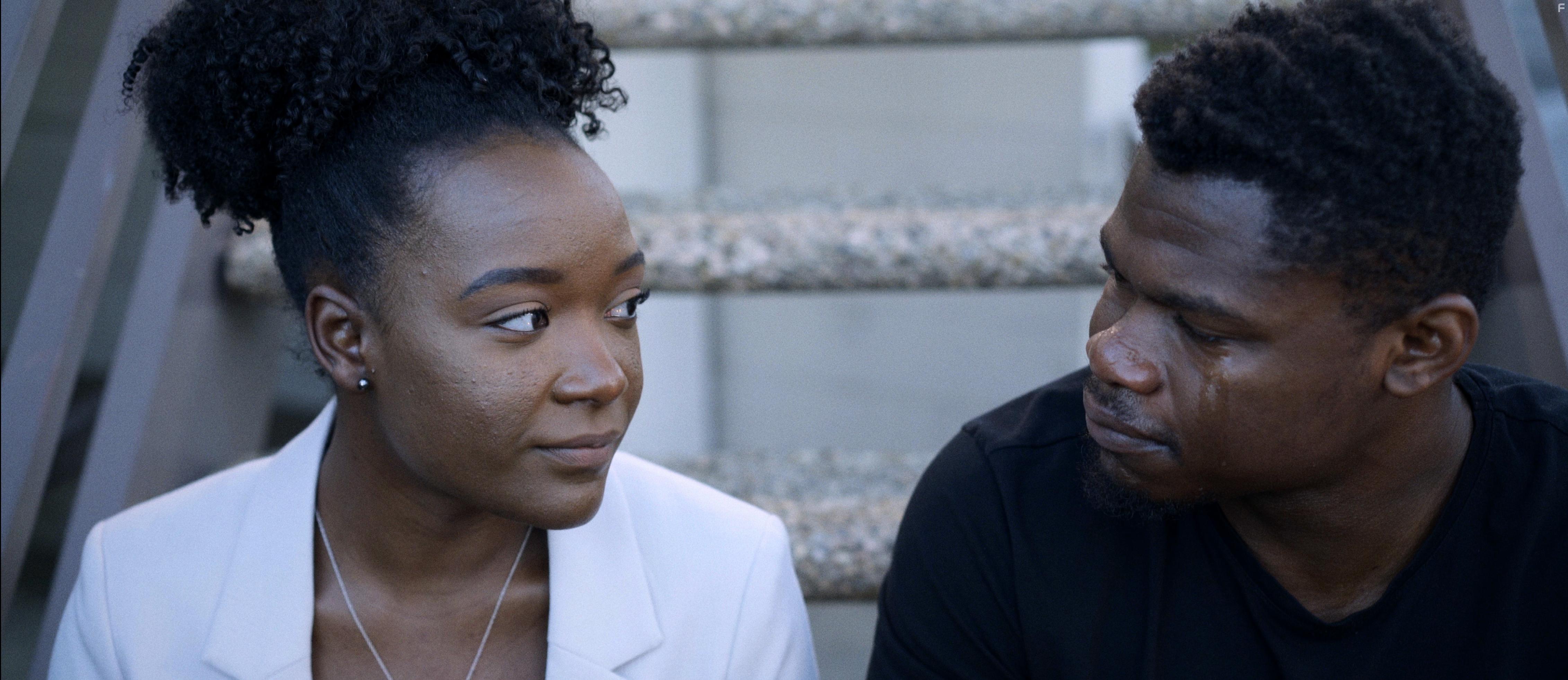 Shanera Richardson and Taamu Wuya in My Sisters (2020)