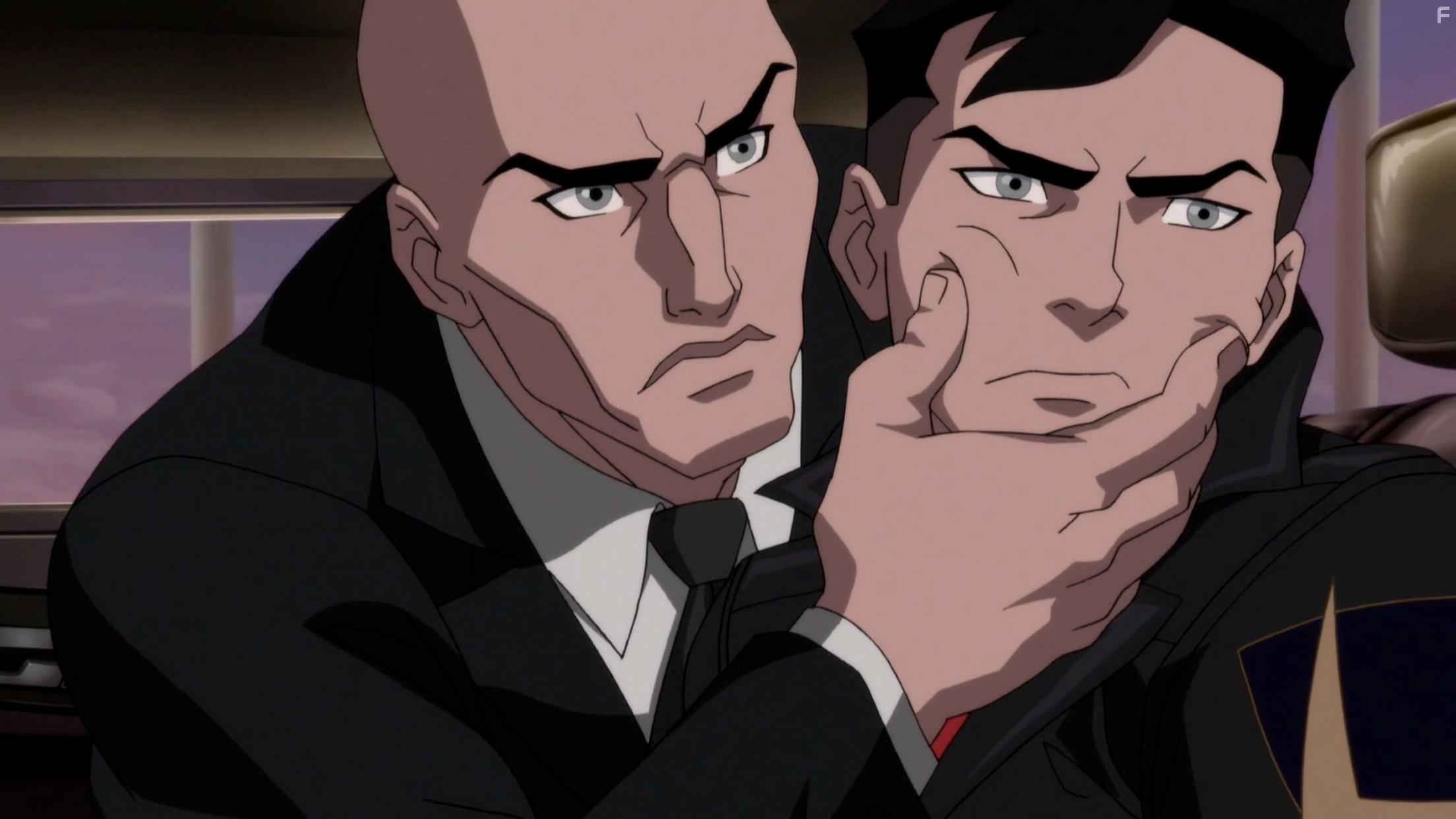 Rainn Wilson and Cameron Monaghan in The Death and Return of Superman (2019)