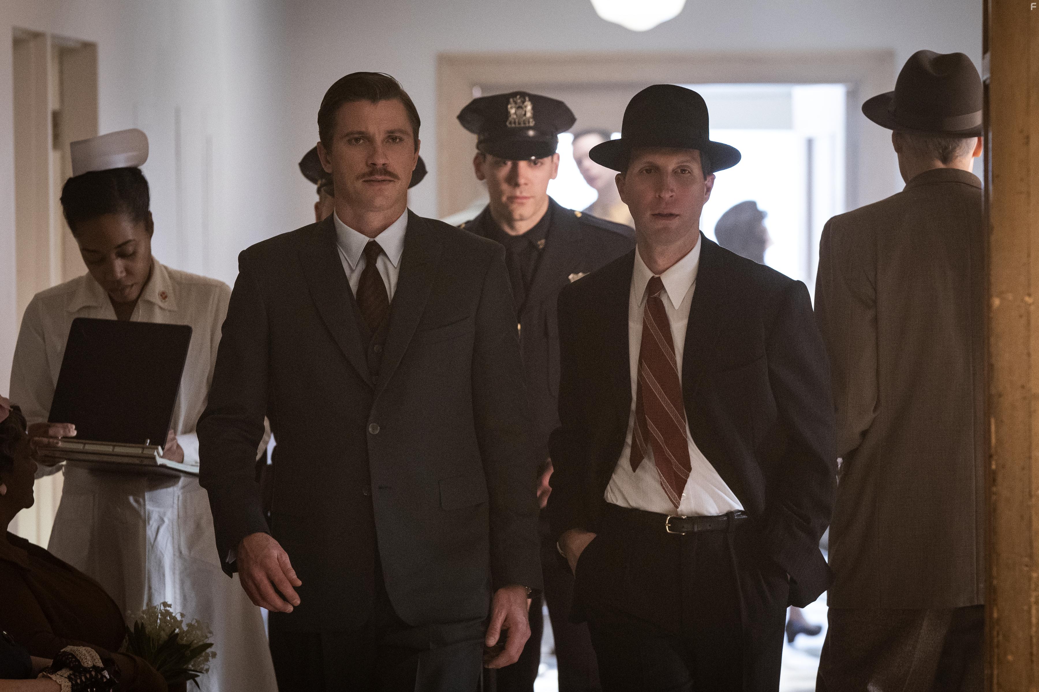 Garrett Hedlund and Blake DeLong in The United States vs. Billie Holiday (2021)