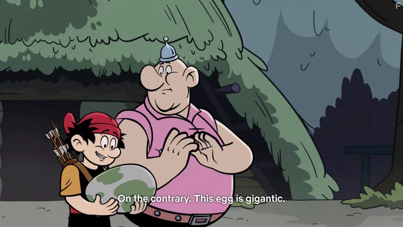 Artur Pontek and Michal Piela in Kajko i Kokosz (2021)