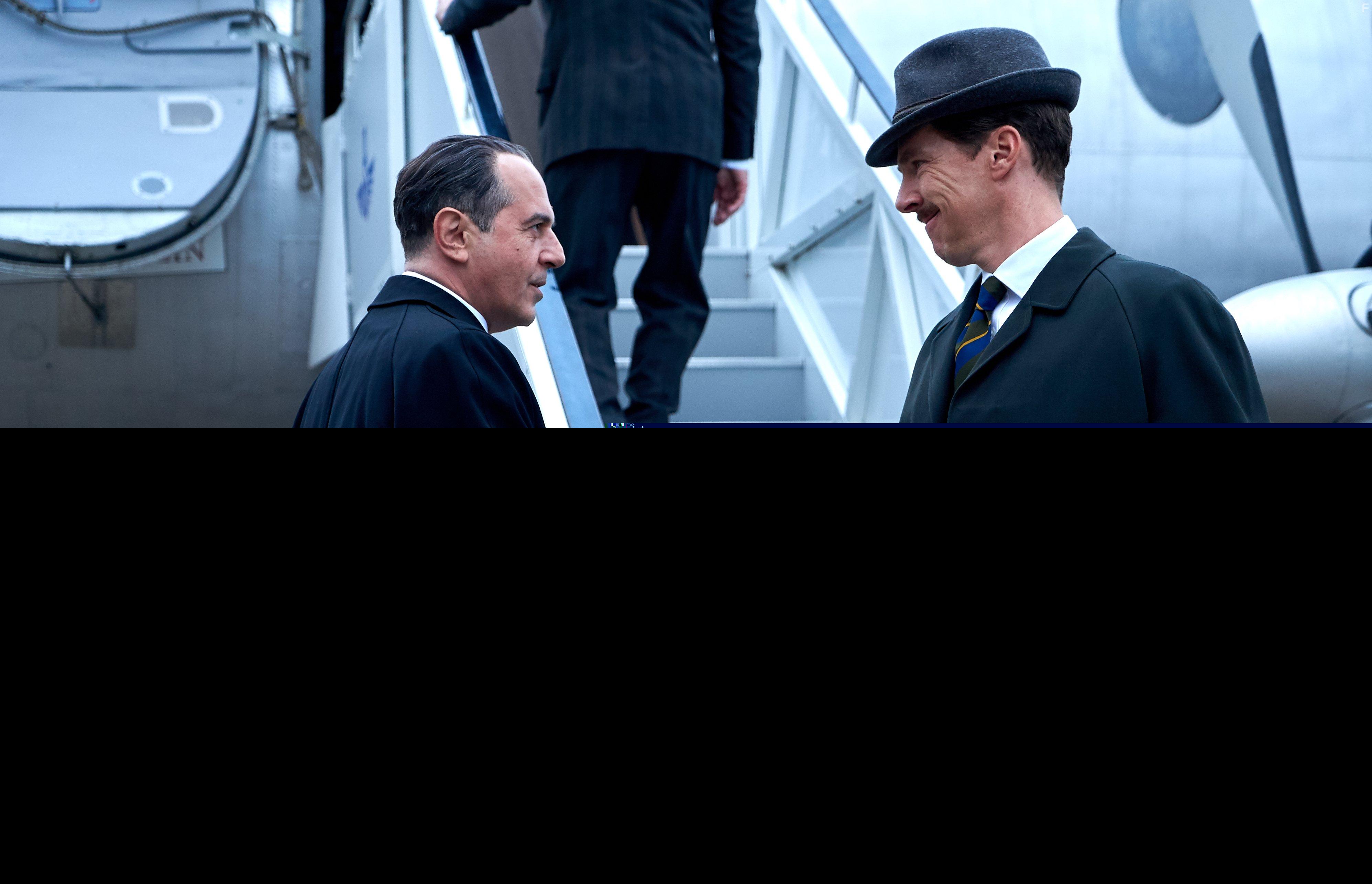 Keith Madden, Merab Ninidze, and Benedict Cumberbatch in Ironbark (2020)