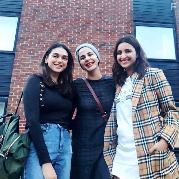 Aditi Rao Hydari, Kirti Kulhari, and Parineeti Chopra in The Girl on the Train (2021)