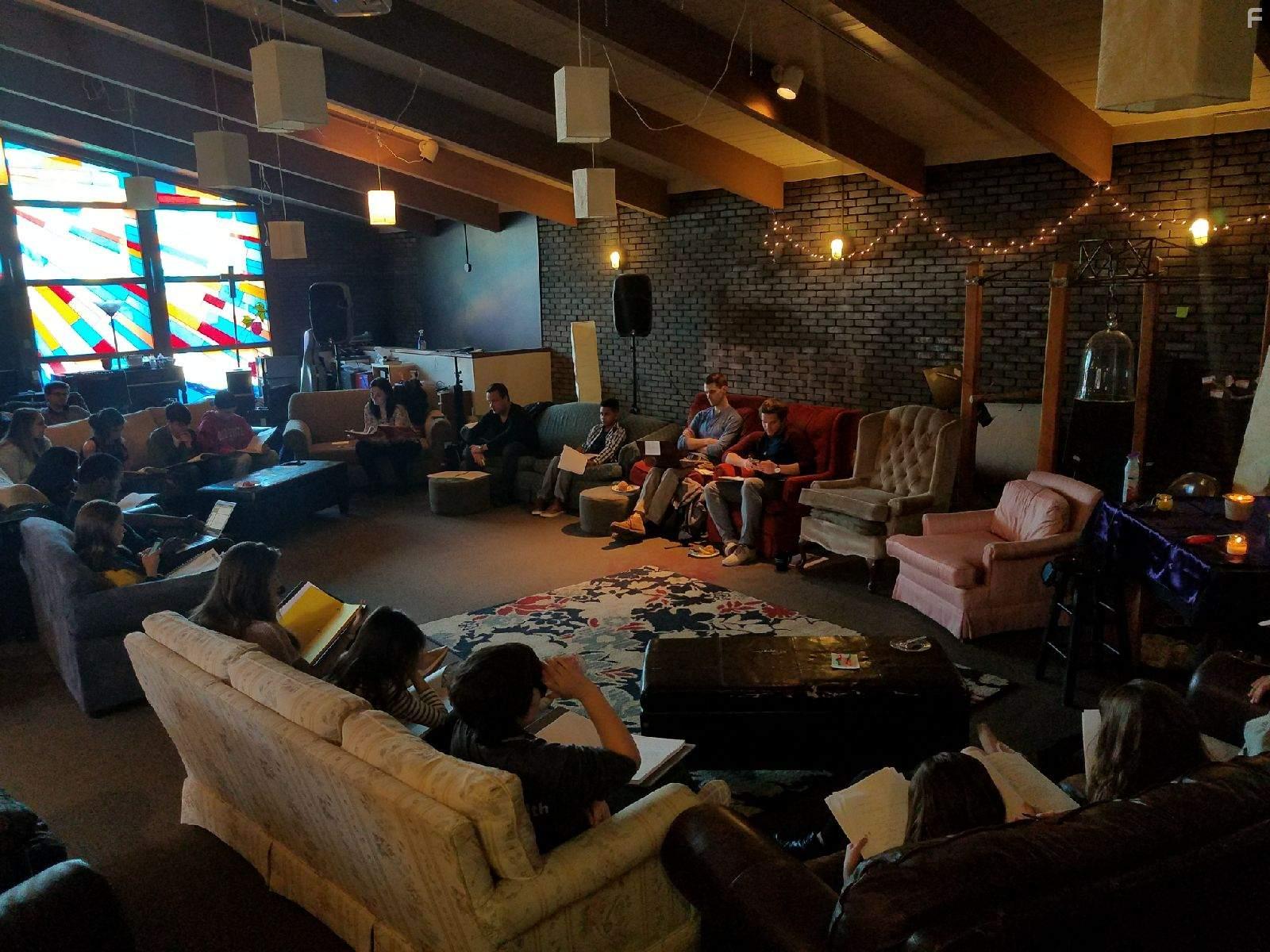 Grace Kelly, Tommie Grabiec, Schalet Jackson, Cedric Gegel, Brittany Picard, Cleo Bowling, Tanner Sells, Keegan Sells, Carly Sells, Russell Hawkins, Katie Hubbard, Zach Throne, Rosalyn Makofsky, Jay Reid, and Dillon Perry at an event for Cadia: The World Within (2019)