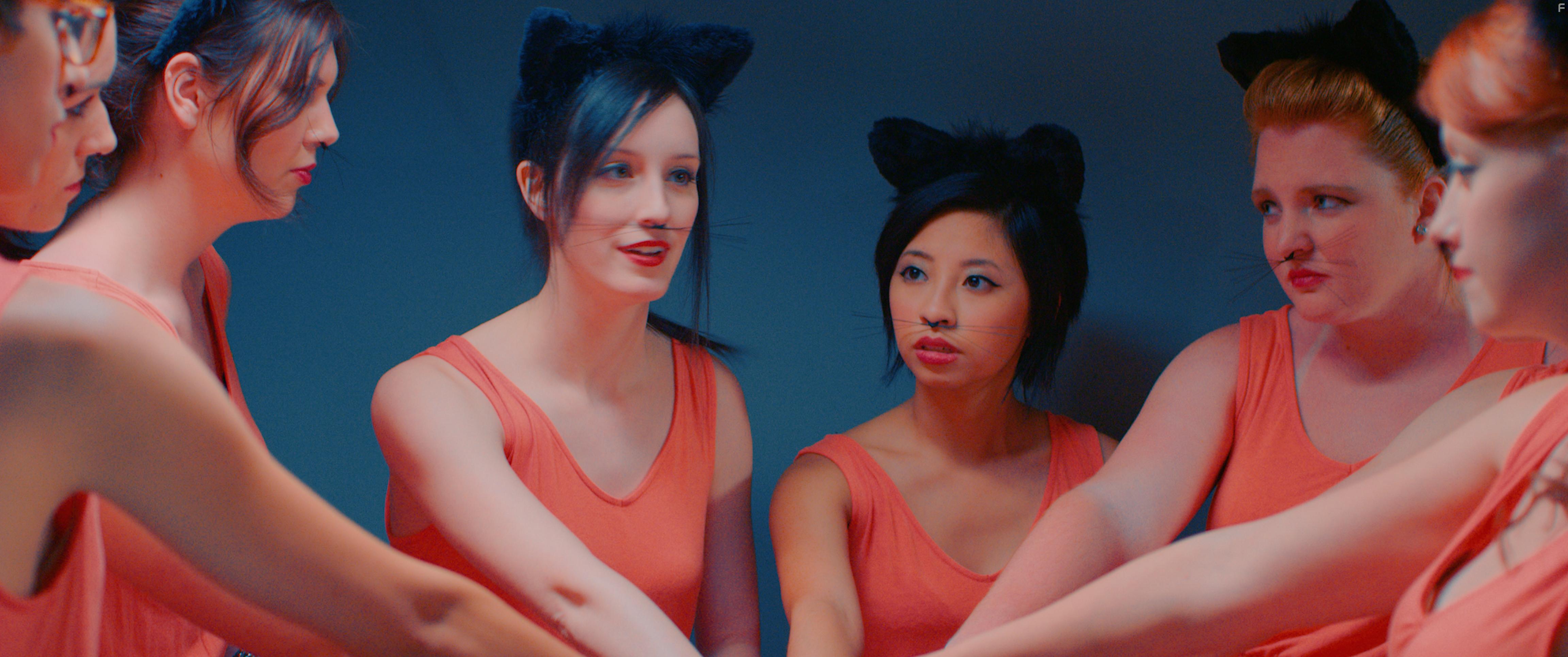 Jessi Burkette, Valeri Bates, Onnie Mariski, Jacinta Duong, and Keesa Shrader in Pity I Don't Have Perfect Pitch Too (2017)