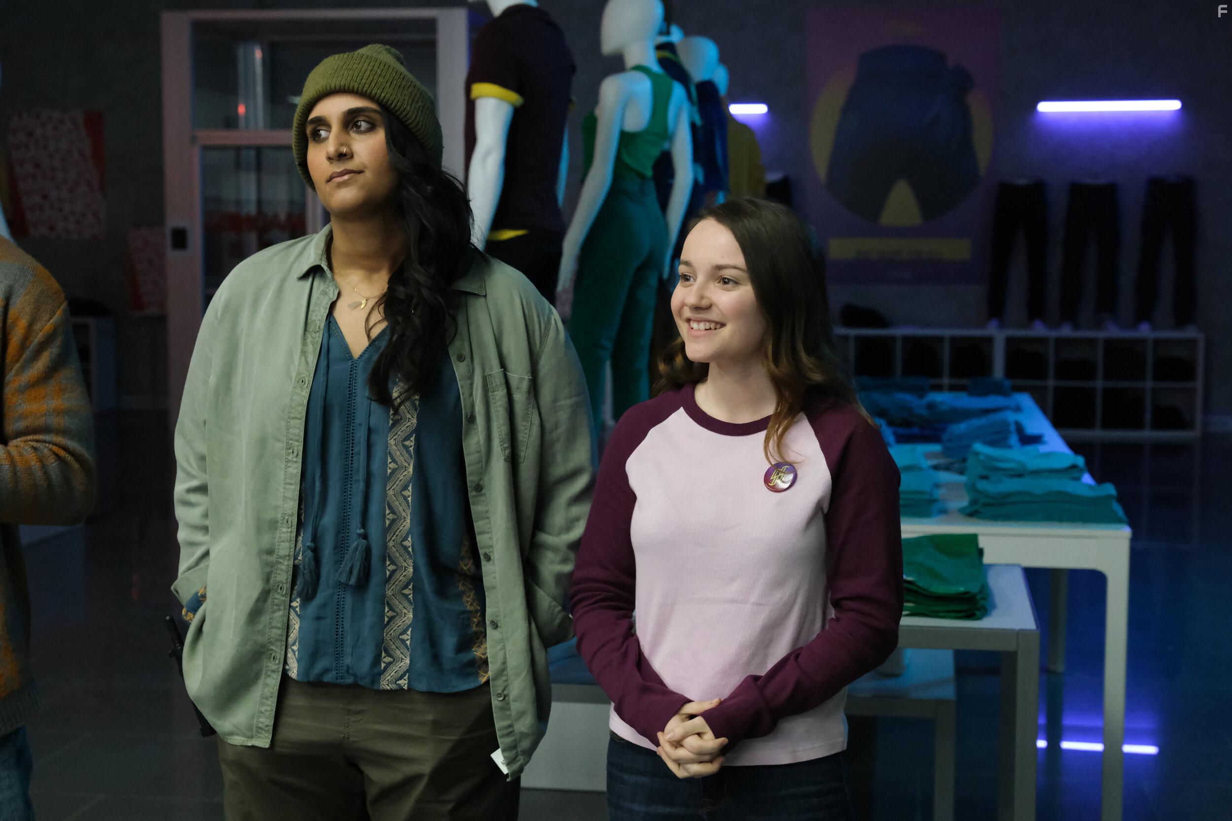 Sehar Bhojani and Romane Denis in Slaxx (2020)