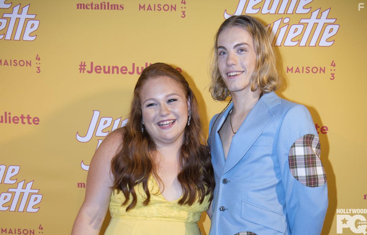 Antoine DesRochers and Alexane Jamieson at an event for Jeune Juliette (2019)