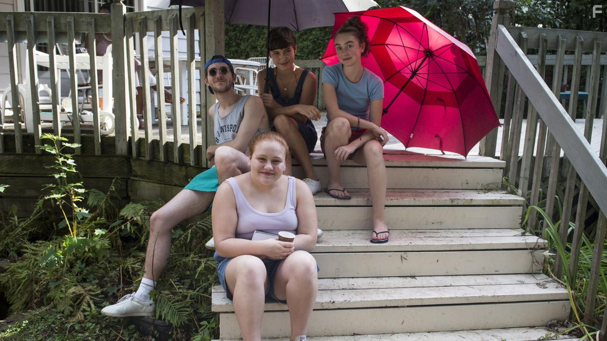 Christophe Levac, Alexane Jamieson, Lanne Dsilets, and Amaryllis Tremblay in Jeune Juliette (2019)