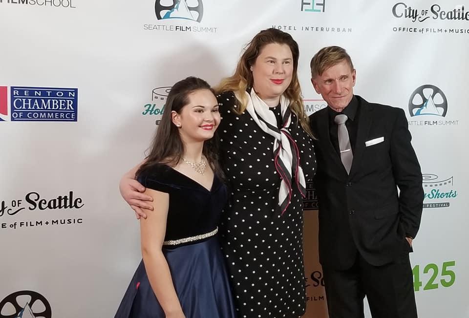 Kristin West, Sanae Loutsis and Bill Oberst Jr. Attend the World Premiere of The Parish at the Seattle Film Summit