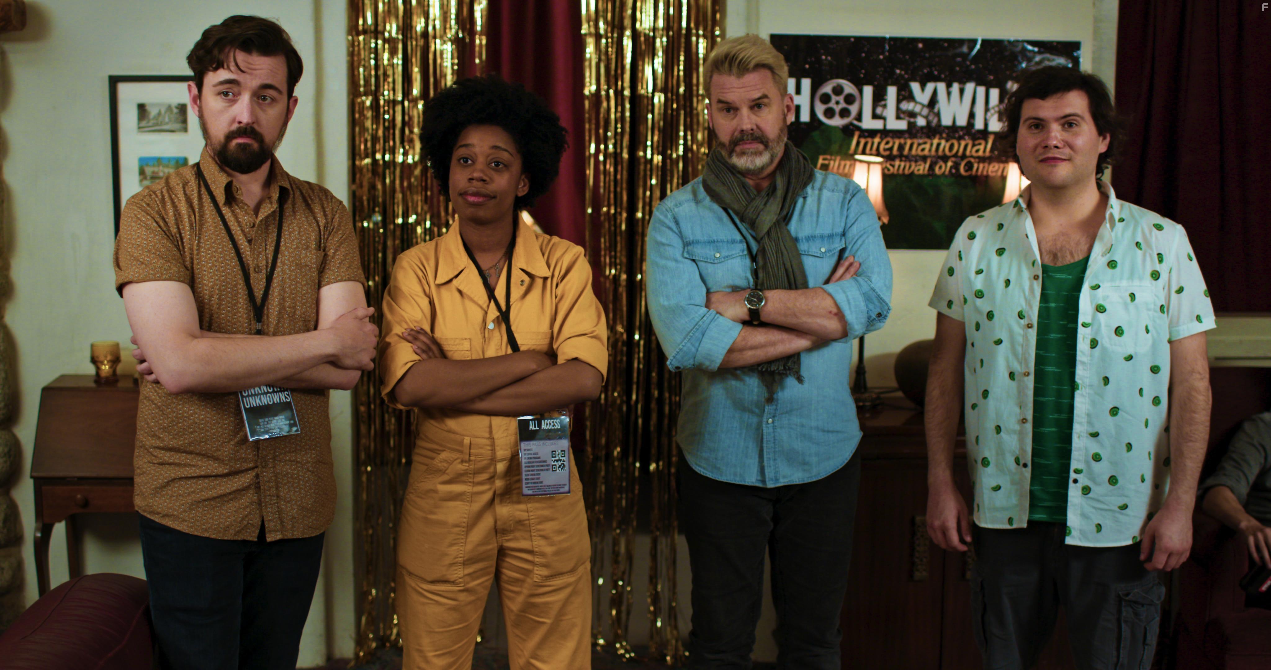 Laird Macintosh, Matt Cook, C.J. Vana, and Diona Reasonover in Film Fest (2020)