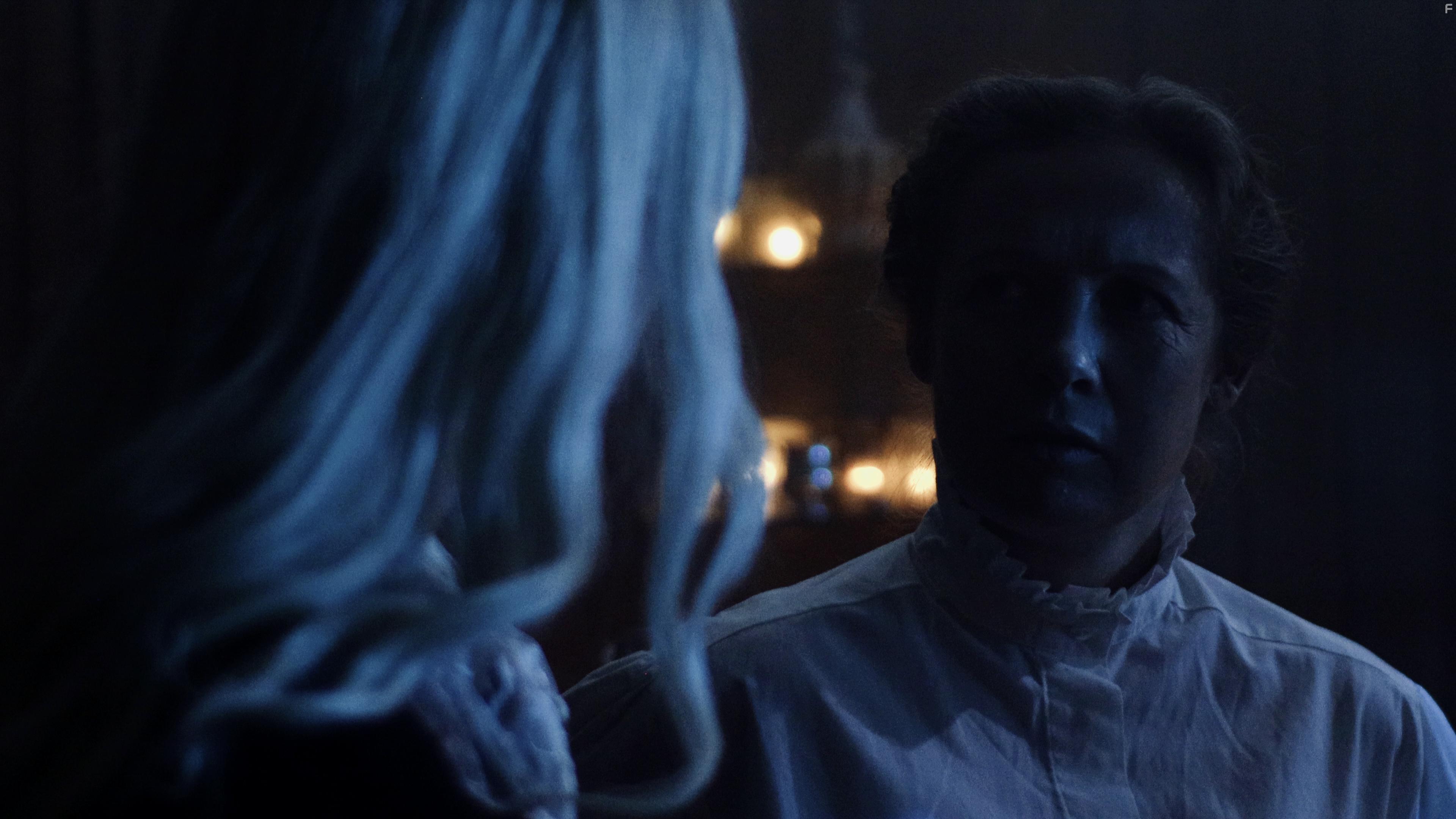 Lauren India Moss and Lesley Hayes in The Judge of Harbor County (2021)