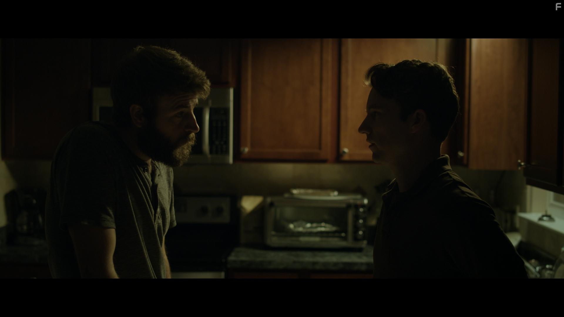 Ryan Davenport and Drew Matthews in The Arbors (2020)