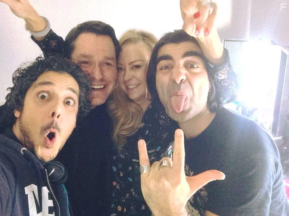 Fatih Akin, Jenny Elvers, Erkan Acar, and Alexander von Reden in Ronny & Klaid (2018)