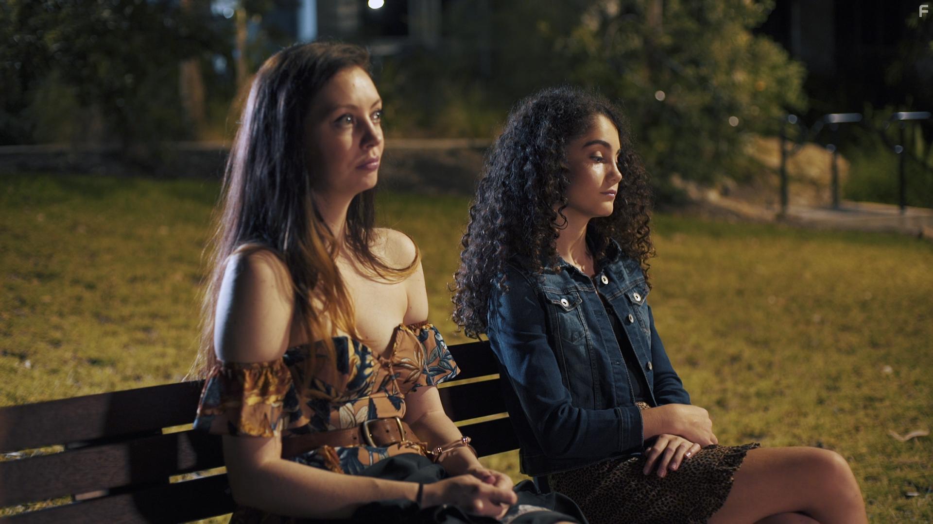 Charlotte Allen and Violet Shaw in Unleashing the Demons (2019)