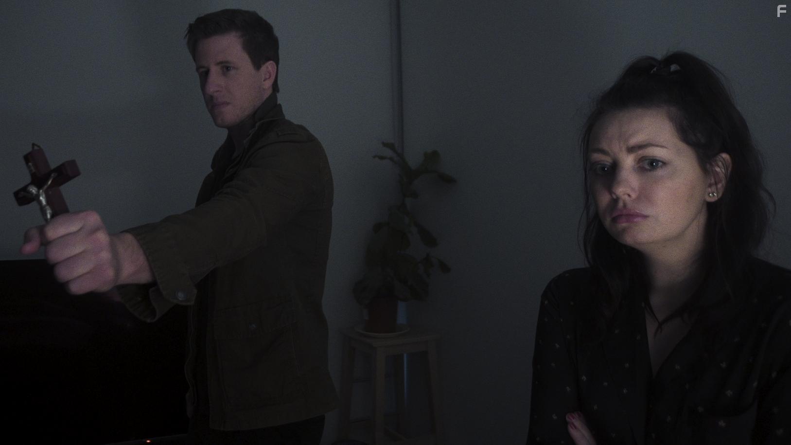 Hayden Geens and Violet Shaw in Unleashing the Demons (2019)