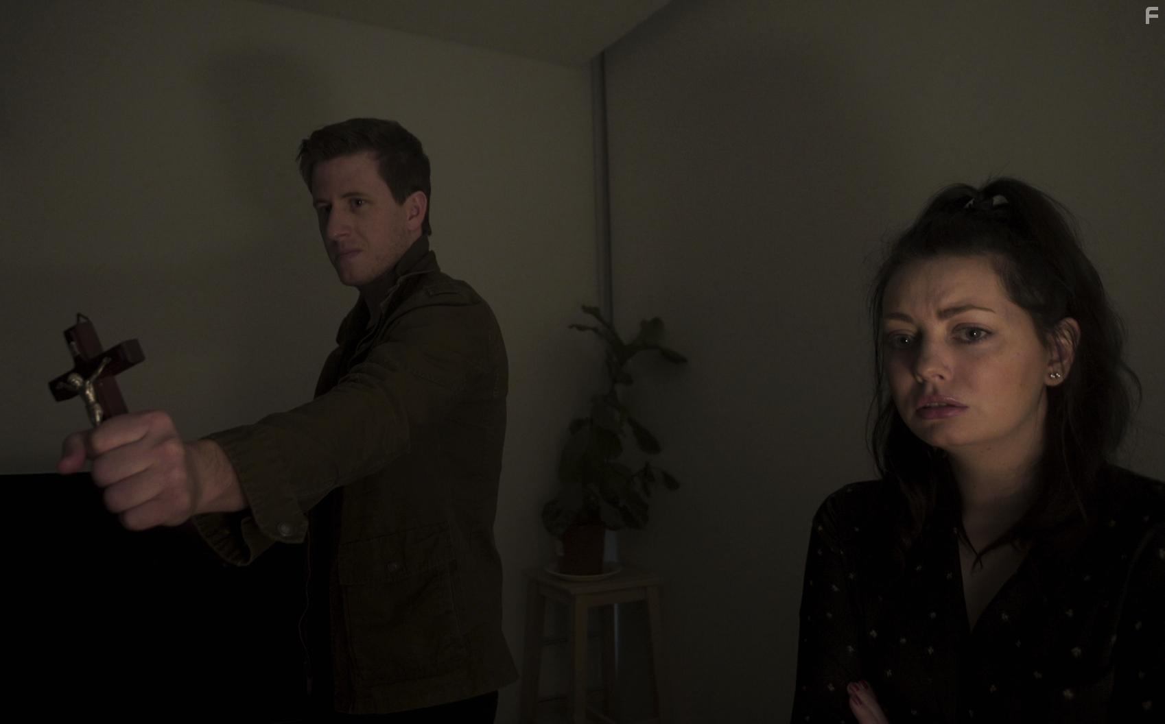 Hayden Geens and Violet Shaw in Unleashing the Demons (2019)