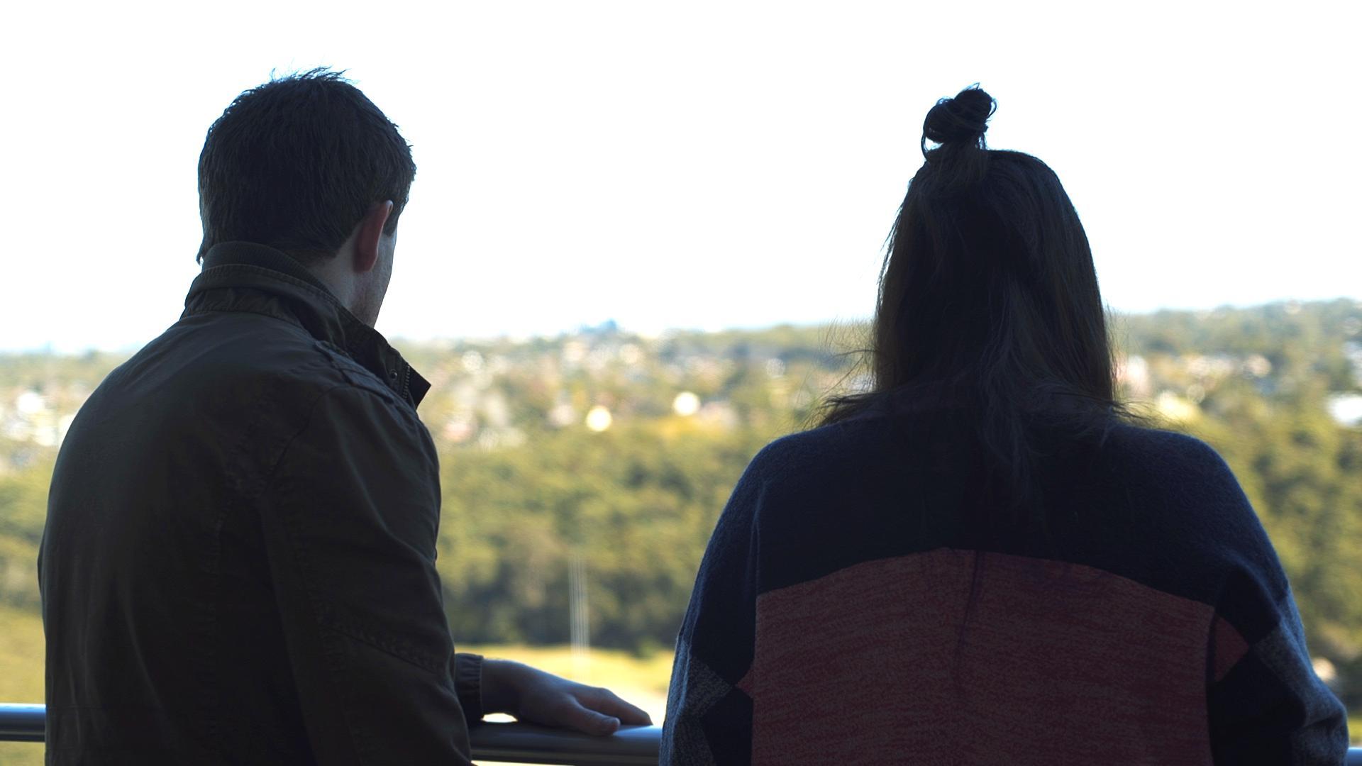 Hayden Geens and Violet Shaw in Unleashing the Demons (2019)