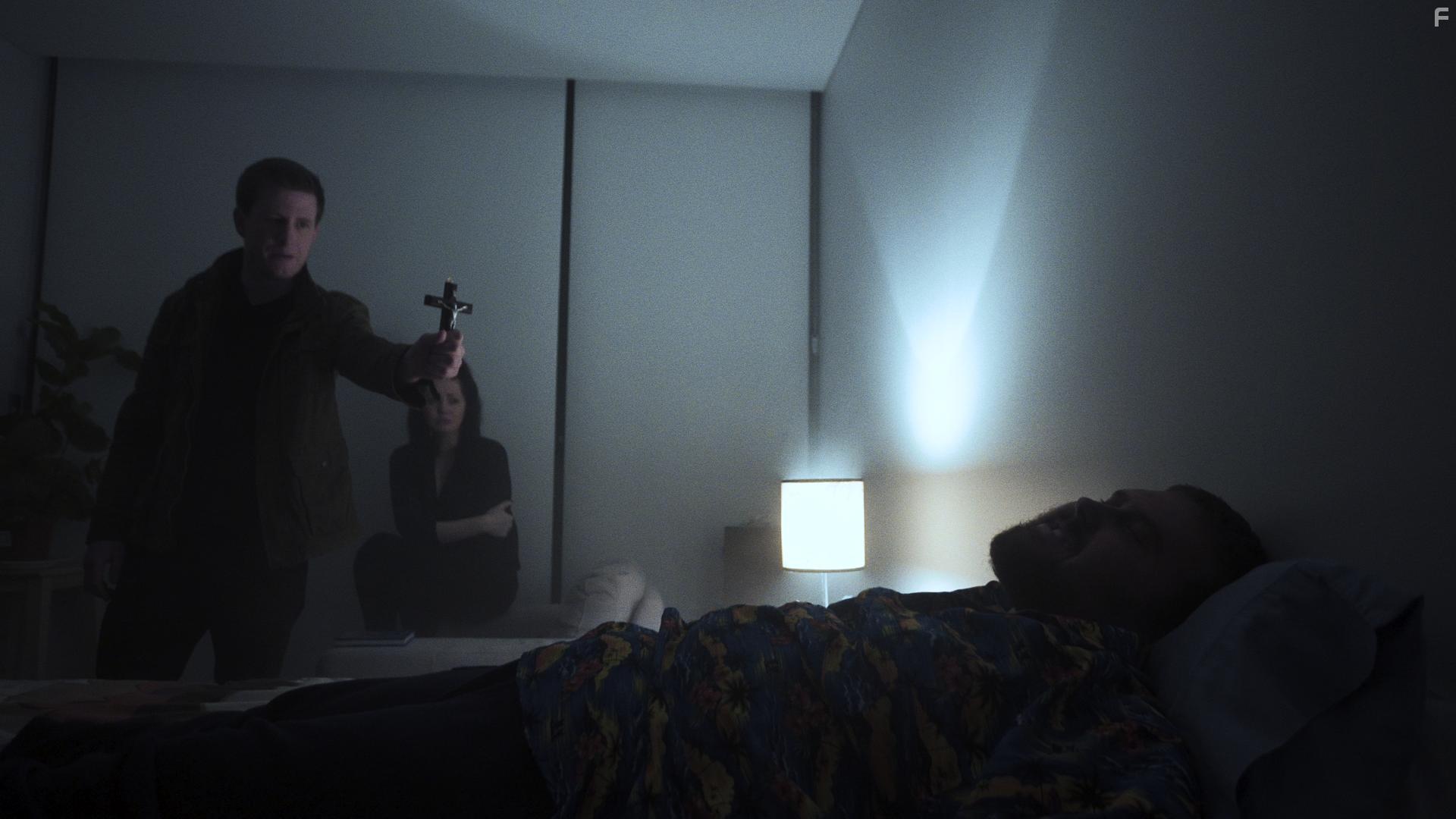 Keiron McDonald, Hayden Geens, and Violet Shaw in Unleashing the Demons (2019)