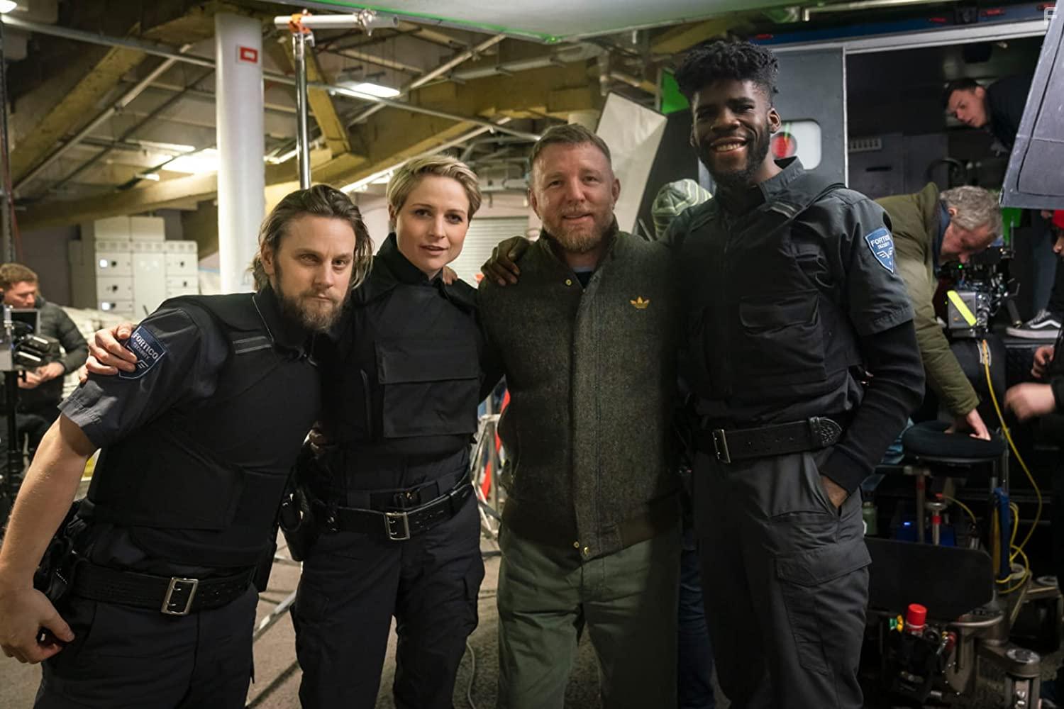 Guy Ritchie, Niamh Algar, and Alessandro Babalola in Wrath of Man (2021)