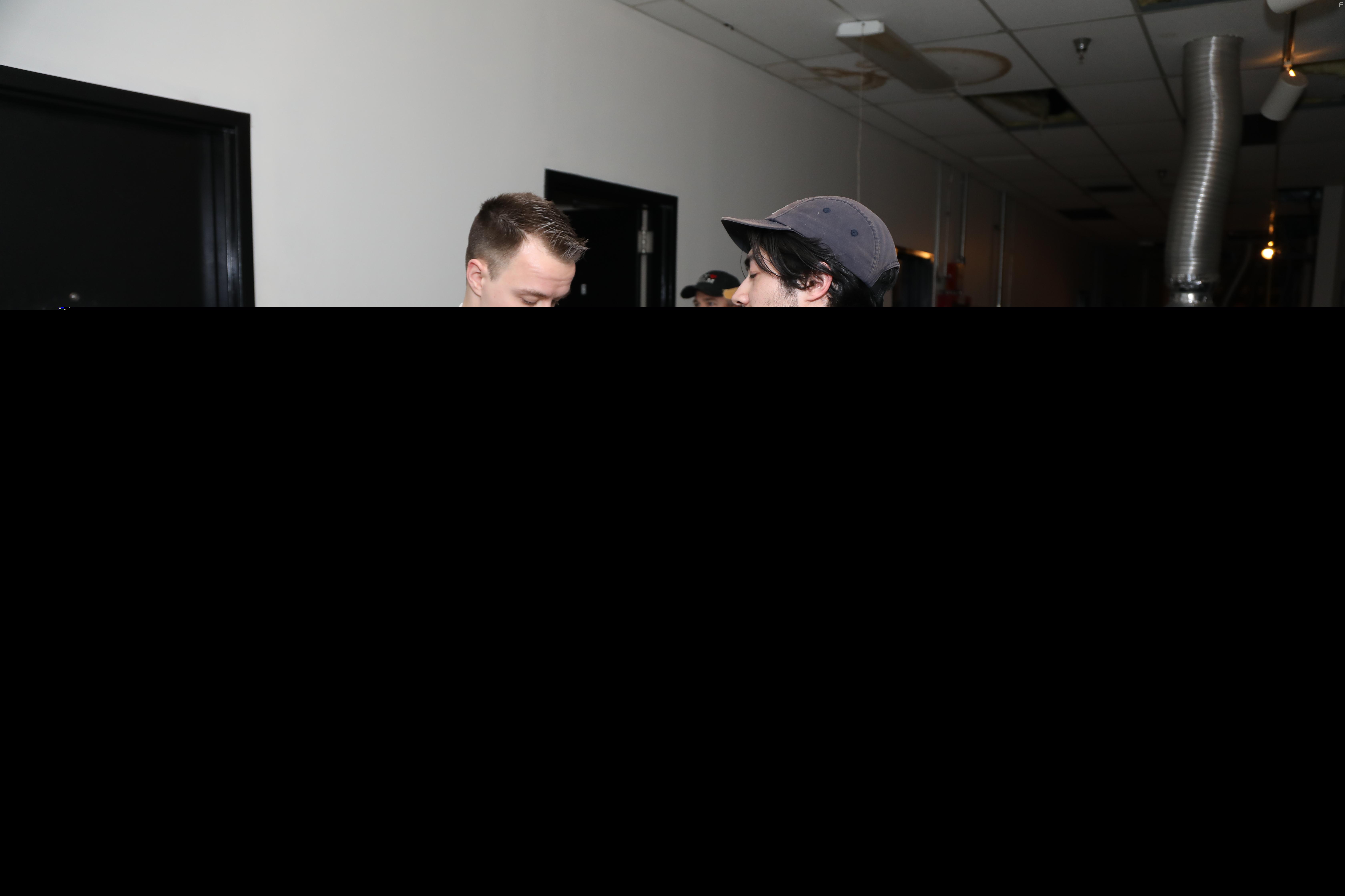 Creighton Yanchar and Alex Packard in Bottom Feeders