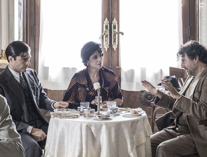 Enrico Ianniello, Lino Guanciale, and Serena Iansiti in Il Commissario Ricciardi (2021)